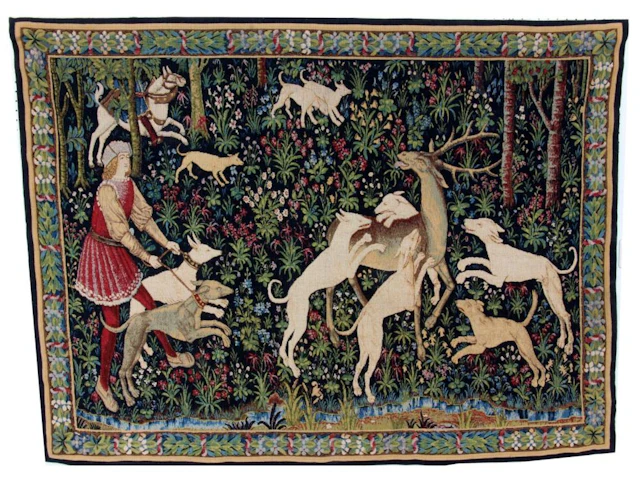 A TAPESTRY Robert Four, Paris-Aubusson Tapestry