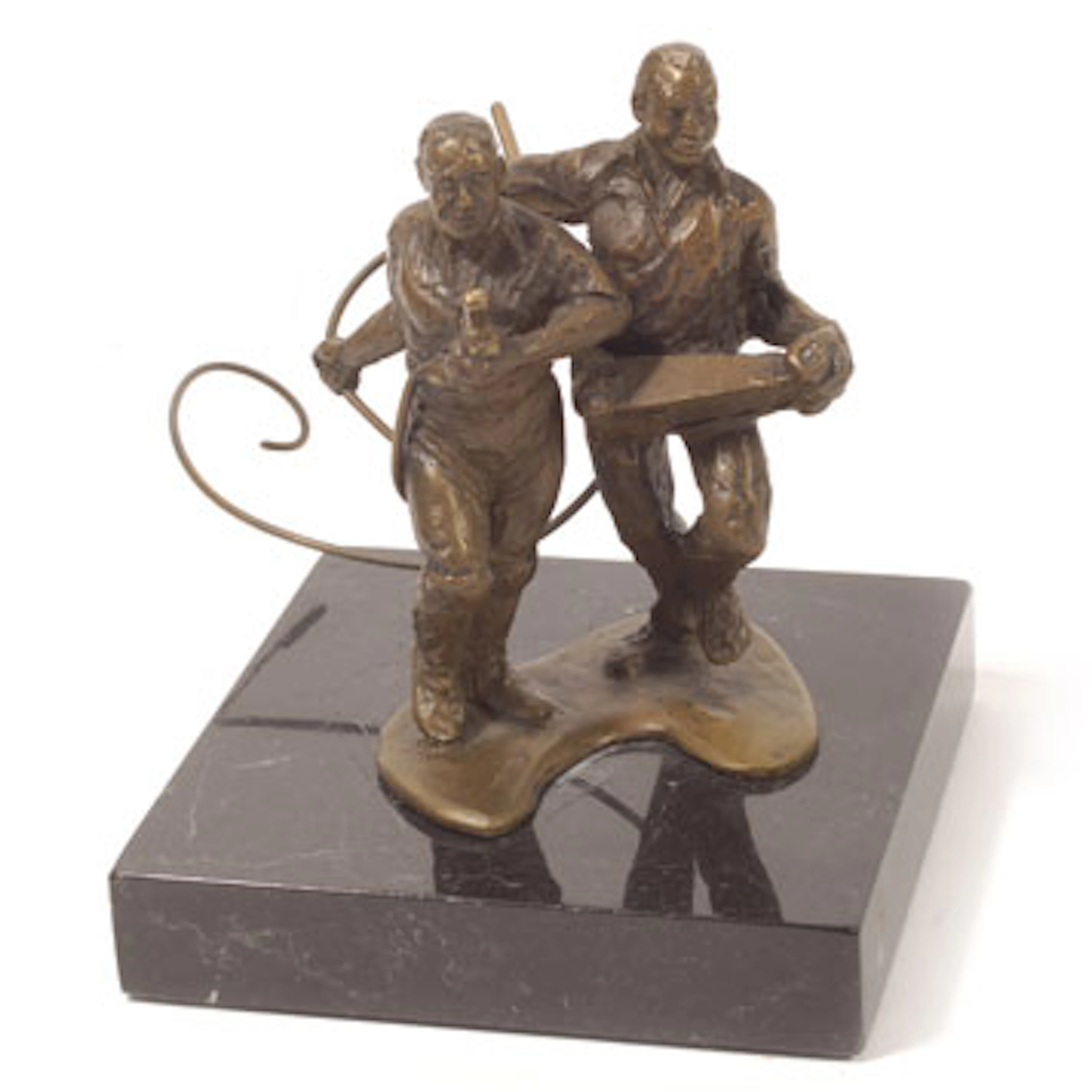 BRONZE RACING SCULPTURES