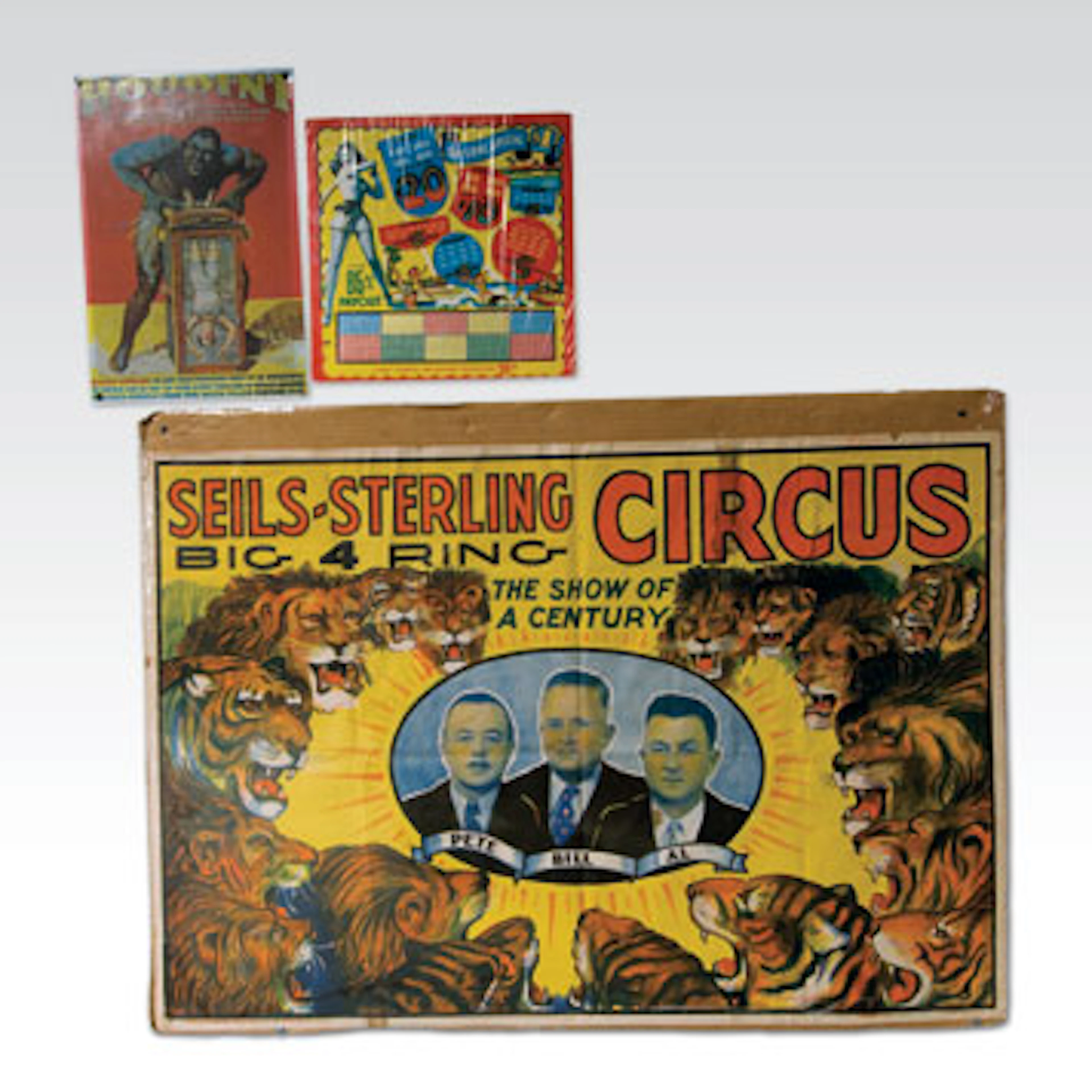 Vintage Circus Poster and Lottery Game