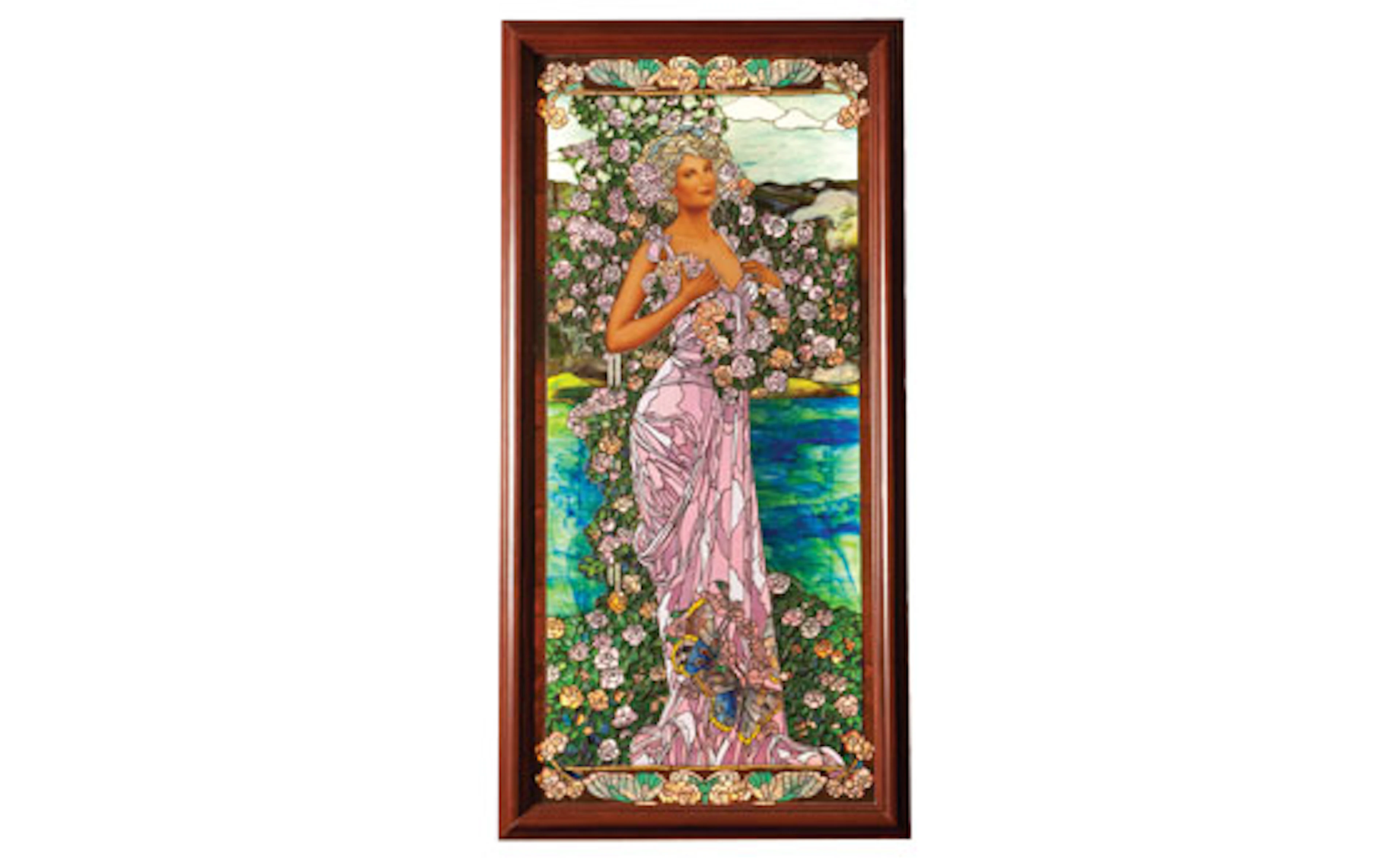 "The Seasons" Fine Leaded Stained Glass Panel by Mark Bogenrief