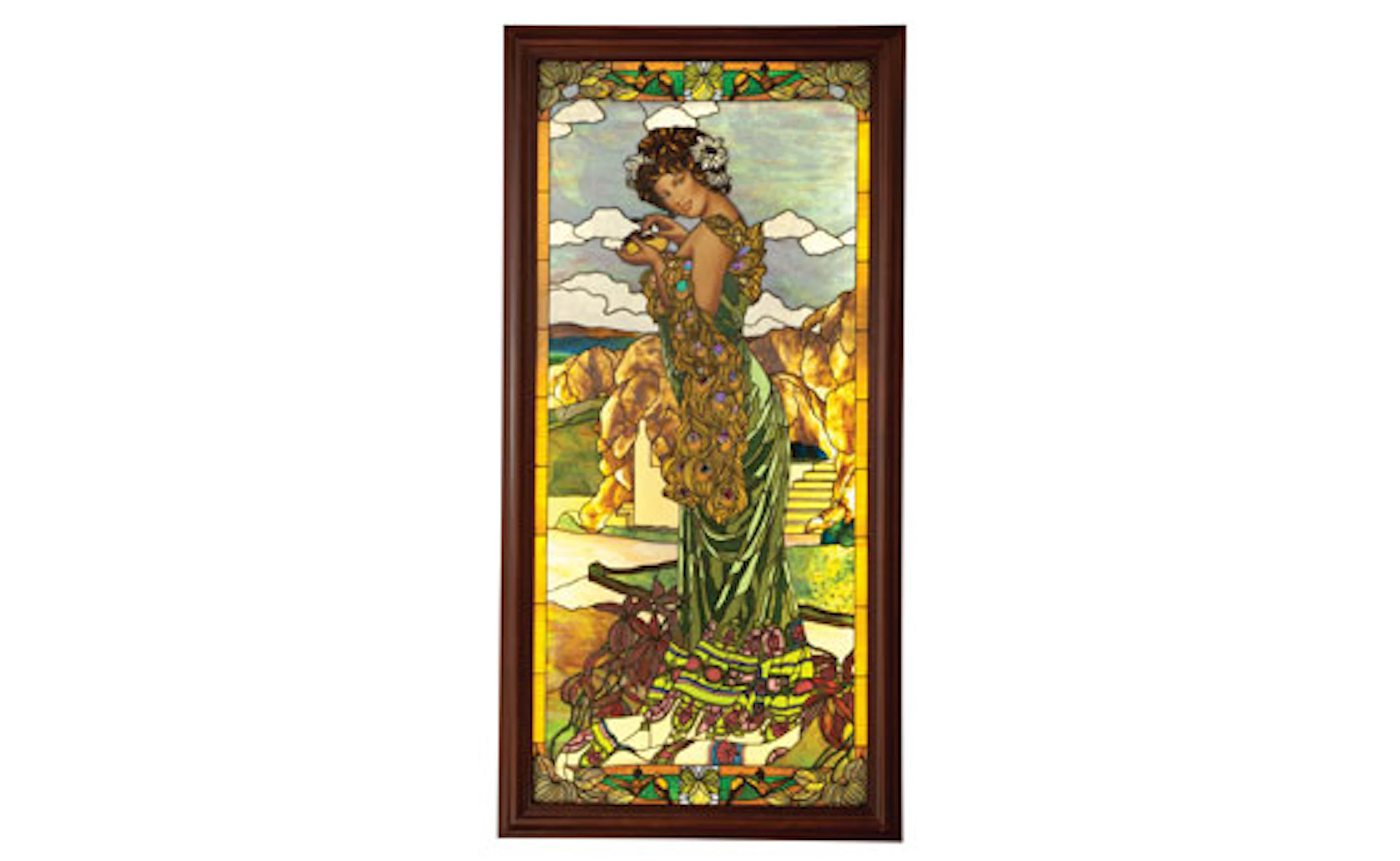 "The Seasons" Fine Leaded Stained Glass Panel by Mark Bogenrief