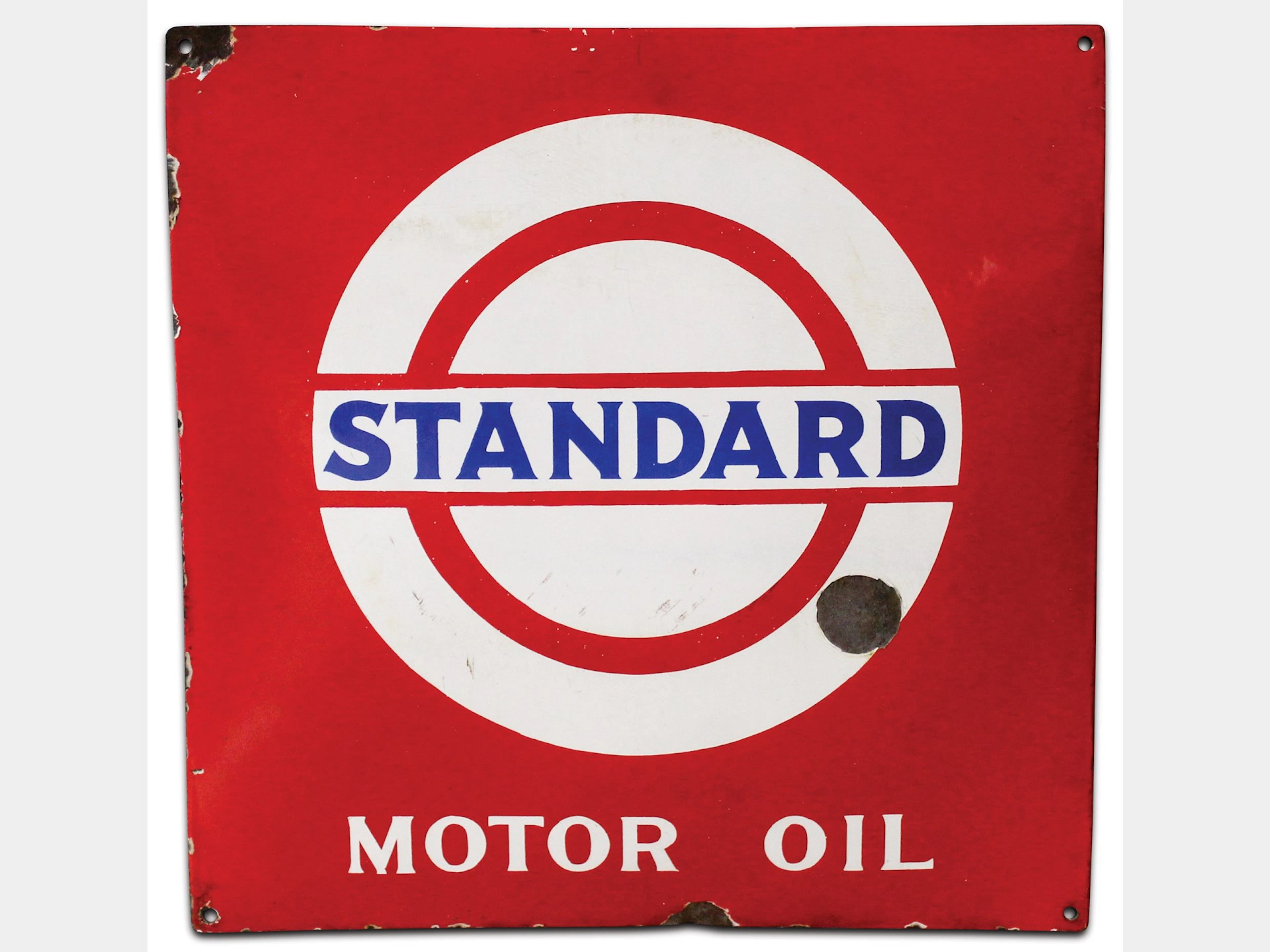 Standard Motor Oil Porcelain Sign, German