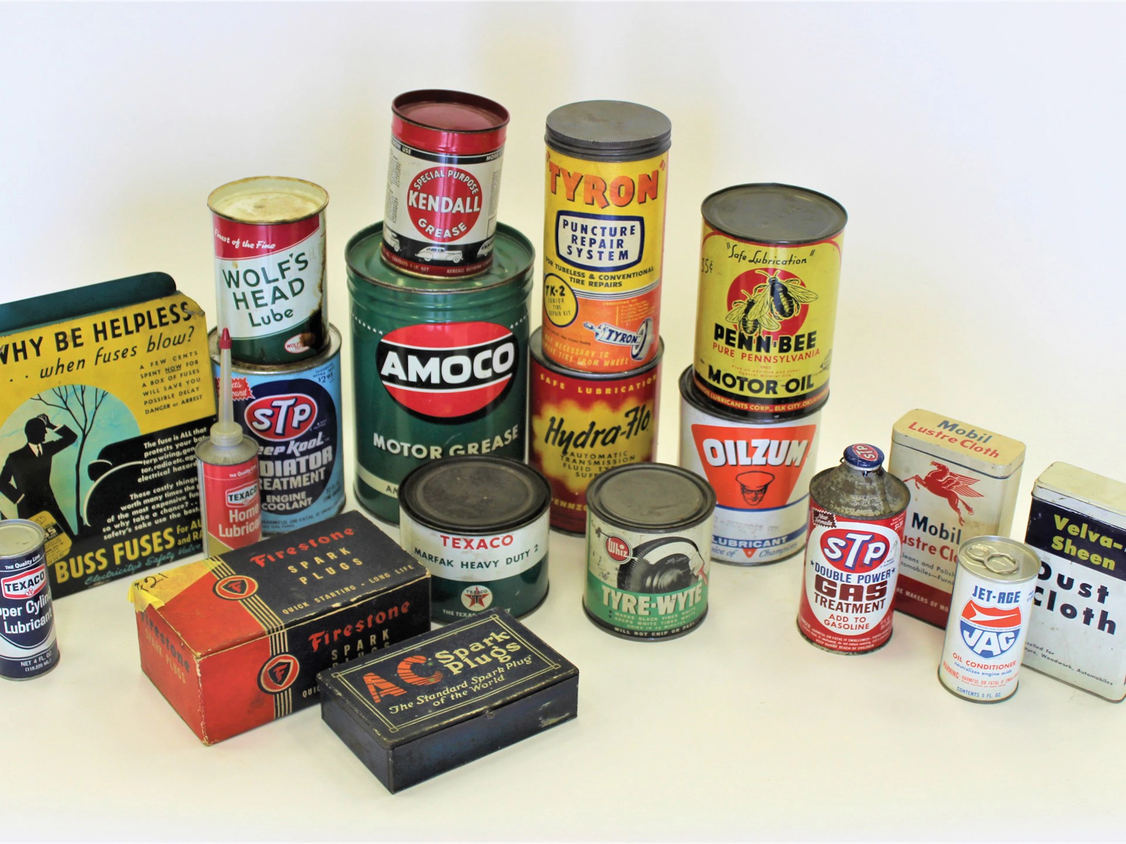 Collection of Tin and Oil Cans