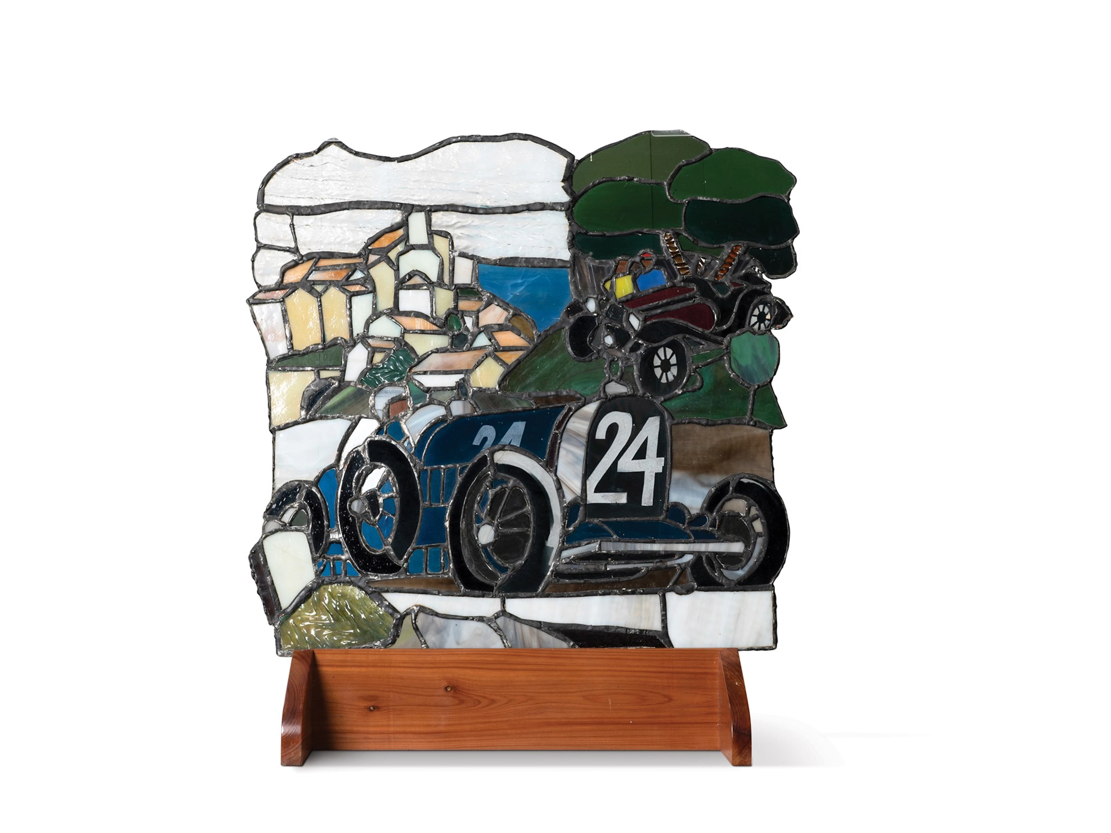 Bugatti Stained Glass Artwork