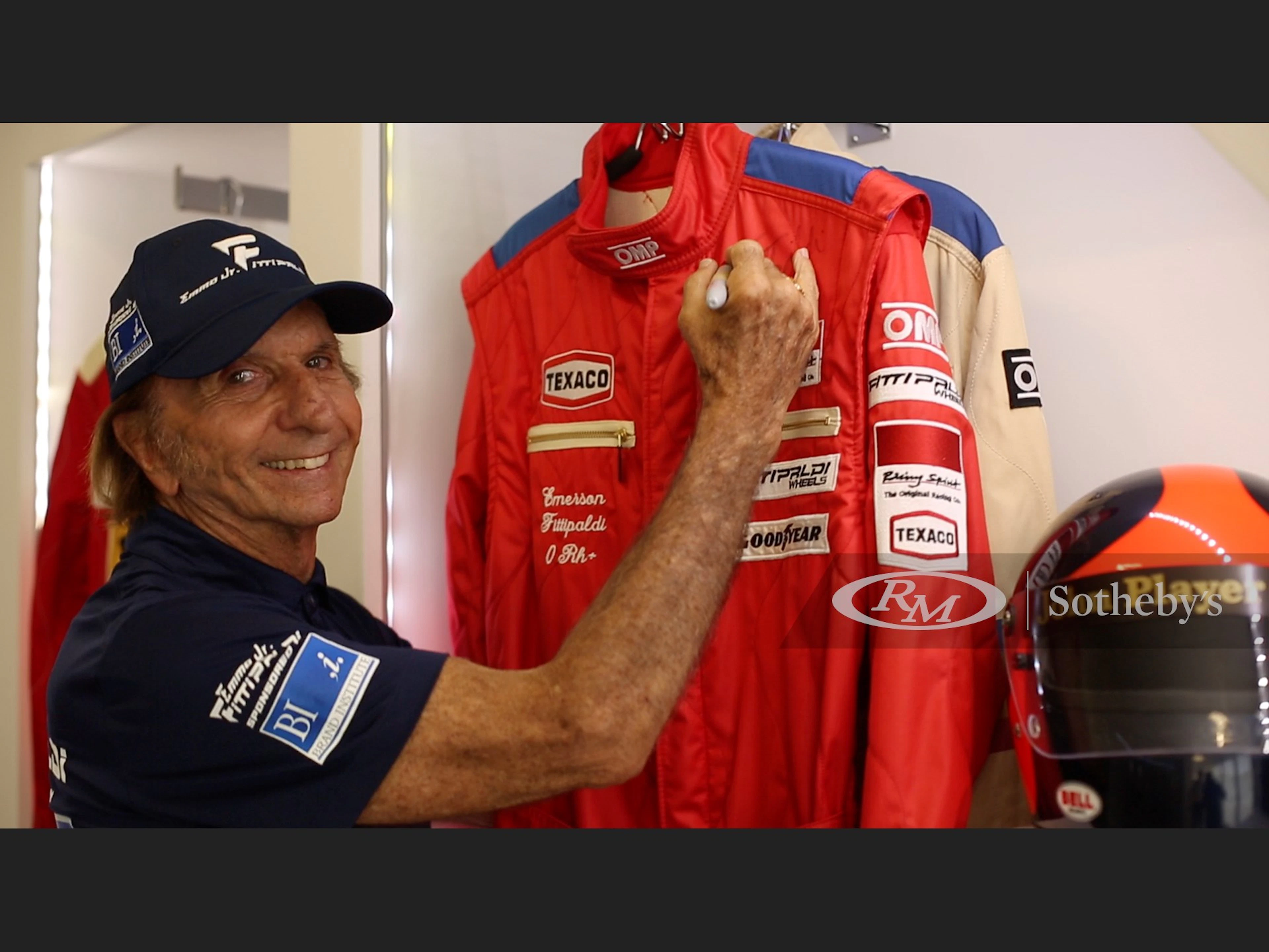 Emerson Fittipaldi Signed Racing Suit, 2018