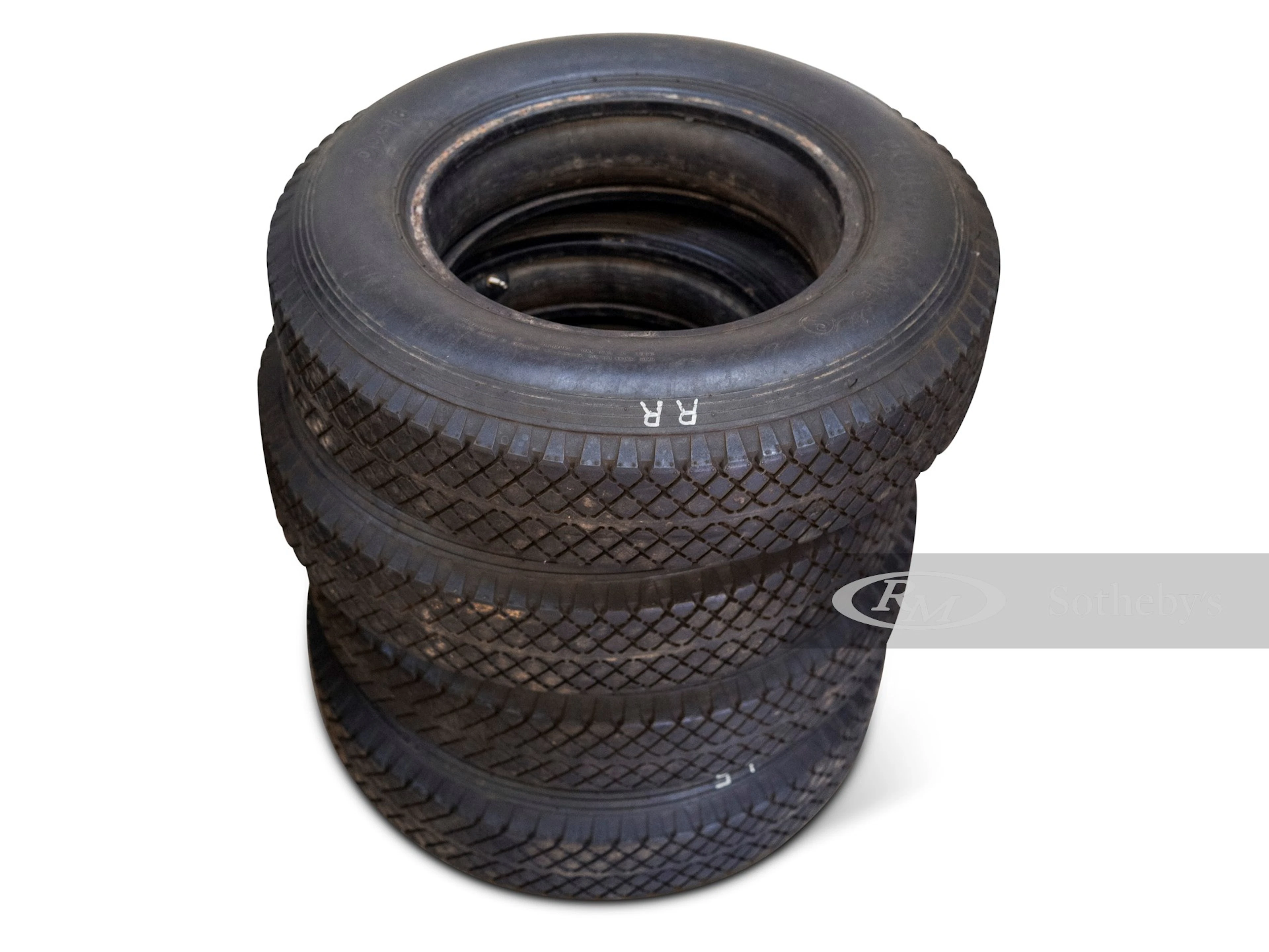 Four Modern Dunlop 8:00 × 18 in. Racing Tires