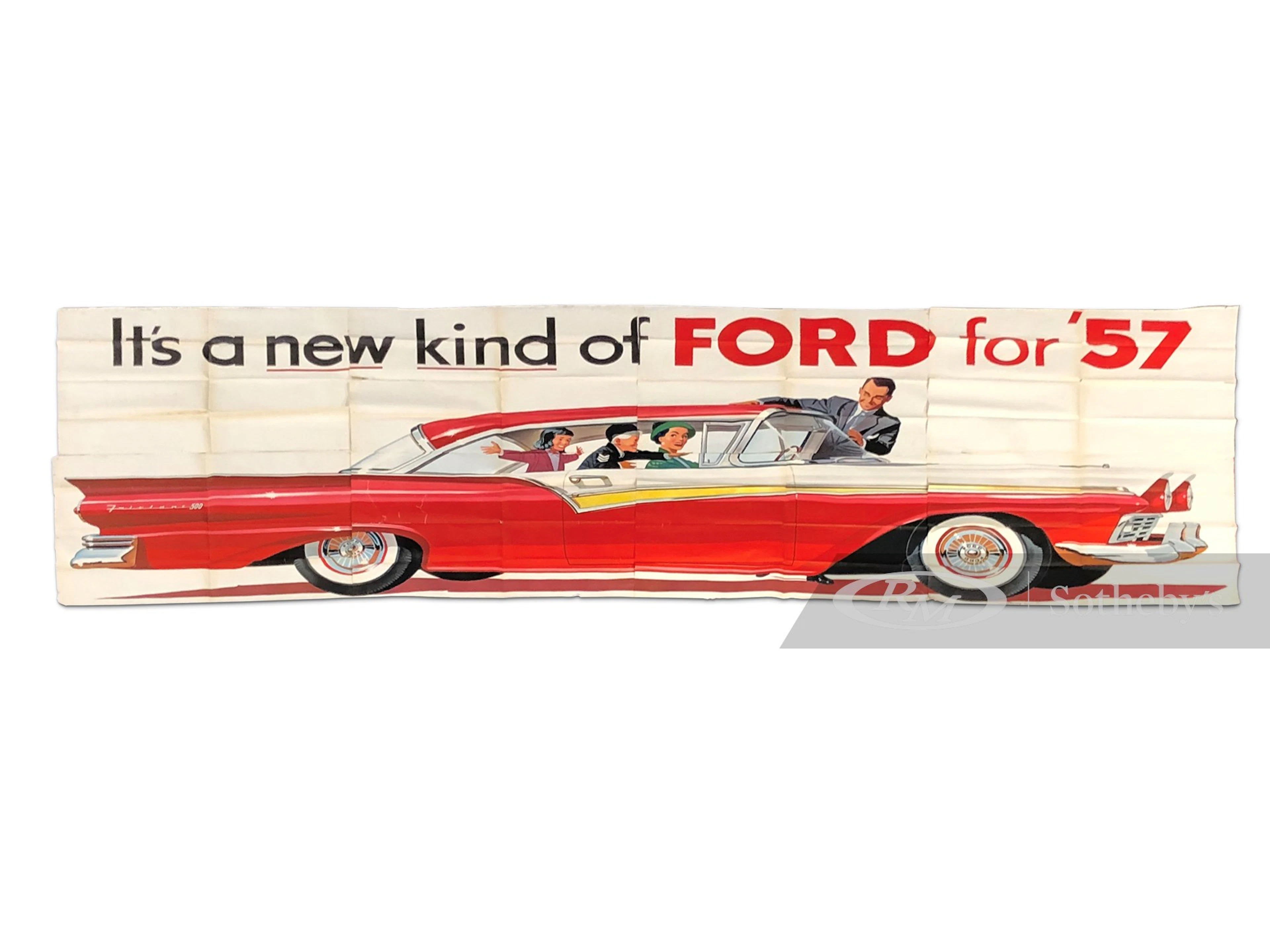 "It’s a new kind of Ford for ’57" Billboard Poster