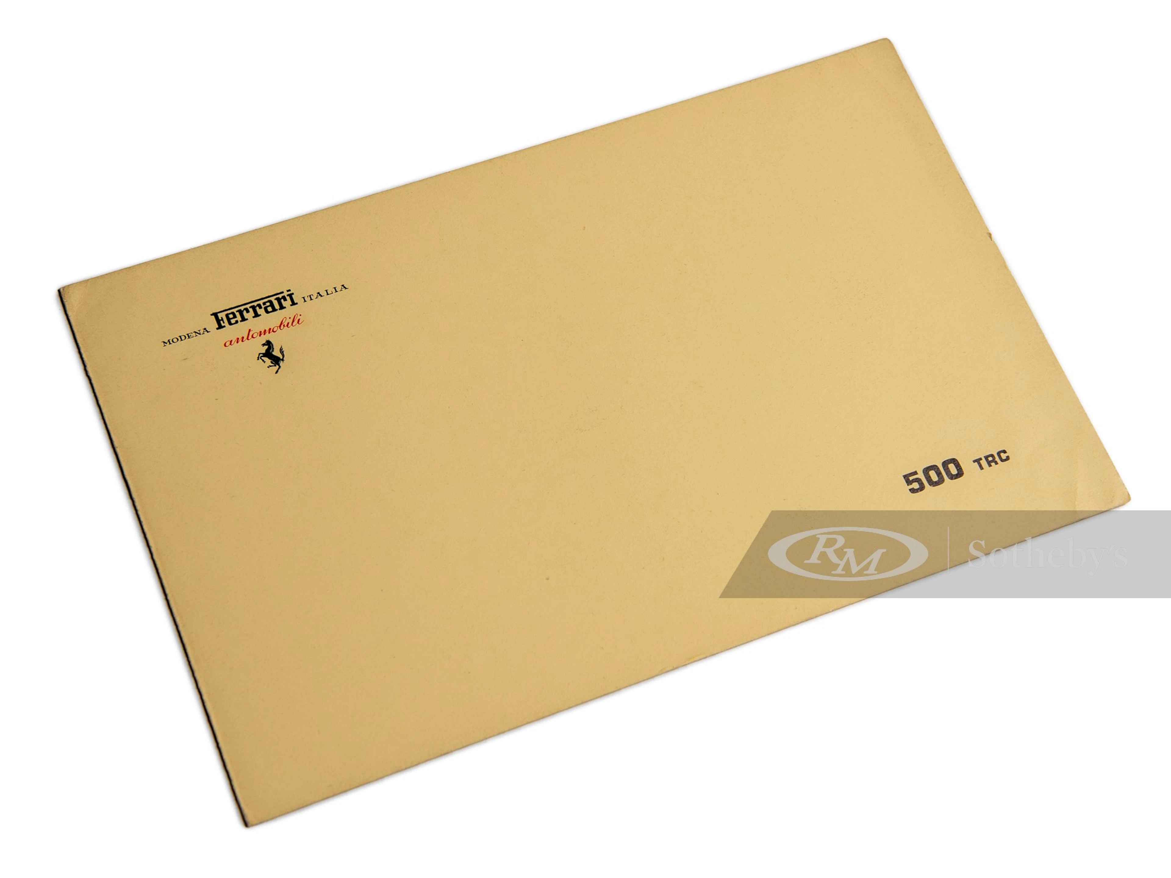 Ferrari 500 TRC Brochure
