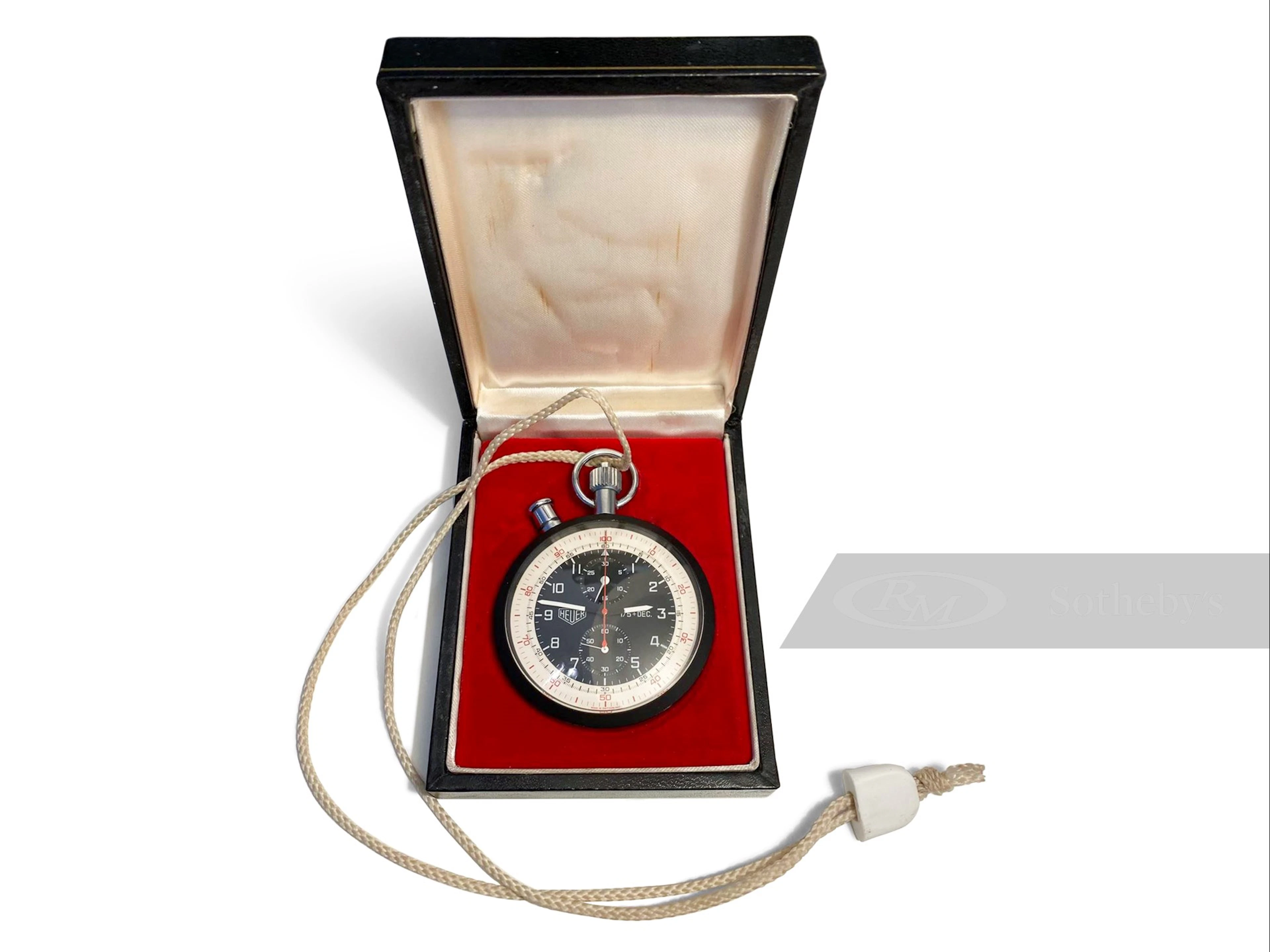 Heuer 1/5+Dec. Chronograph Stopwatch, Ref. 11.404