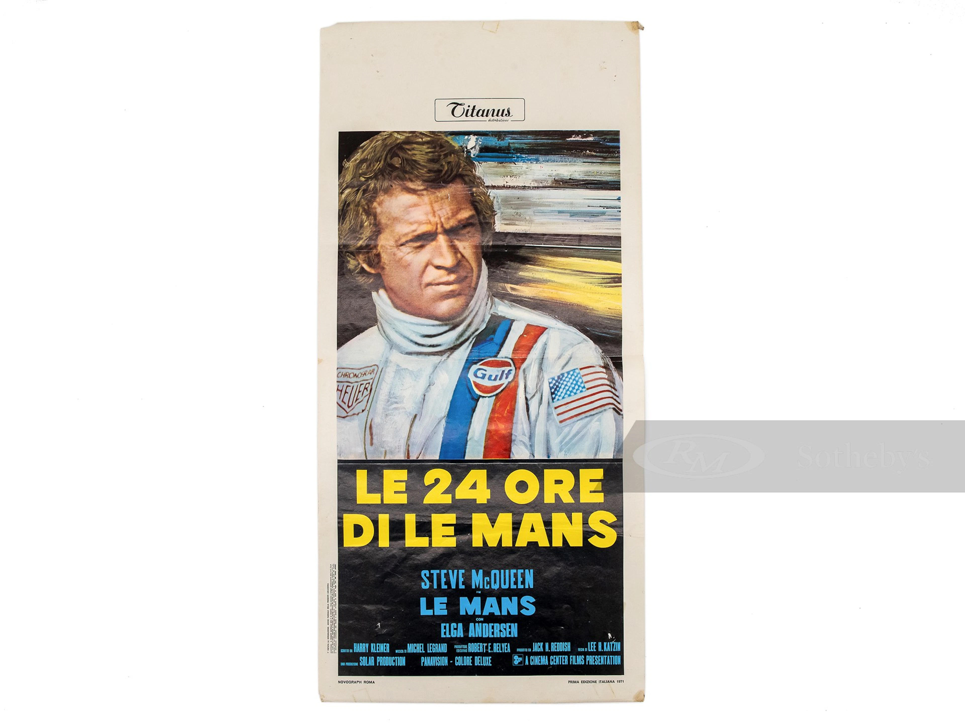 Le 24 Ore di Le Mans Movie Poster, Italian