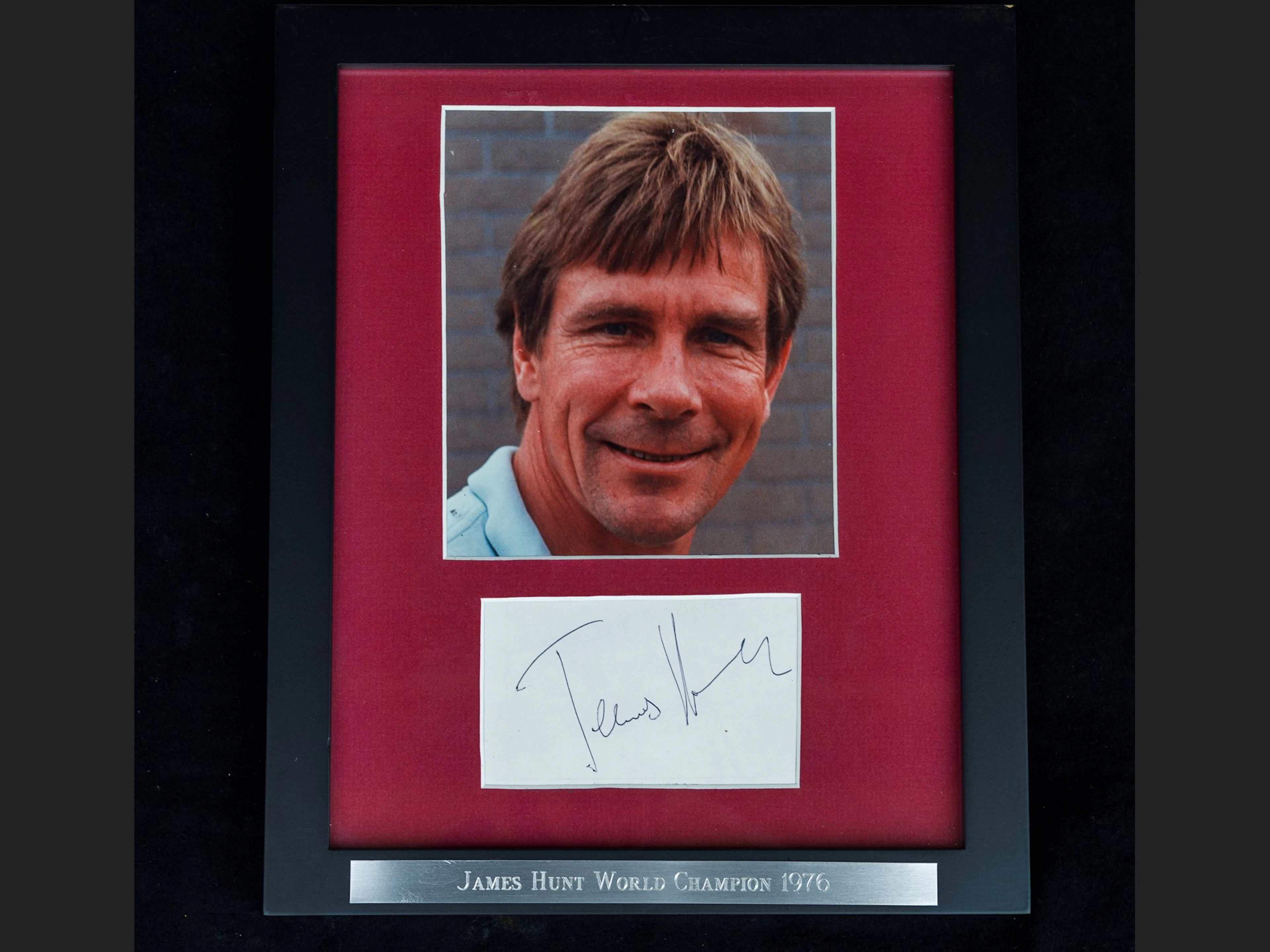James Hunt Signed Photograph