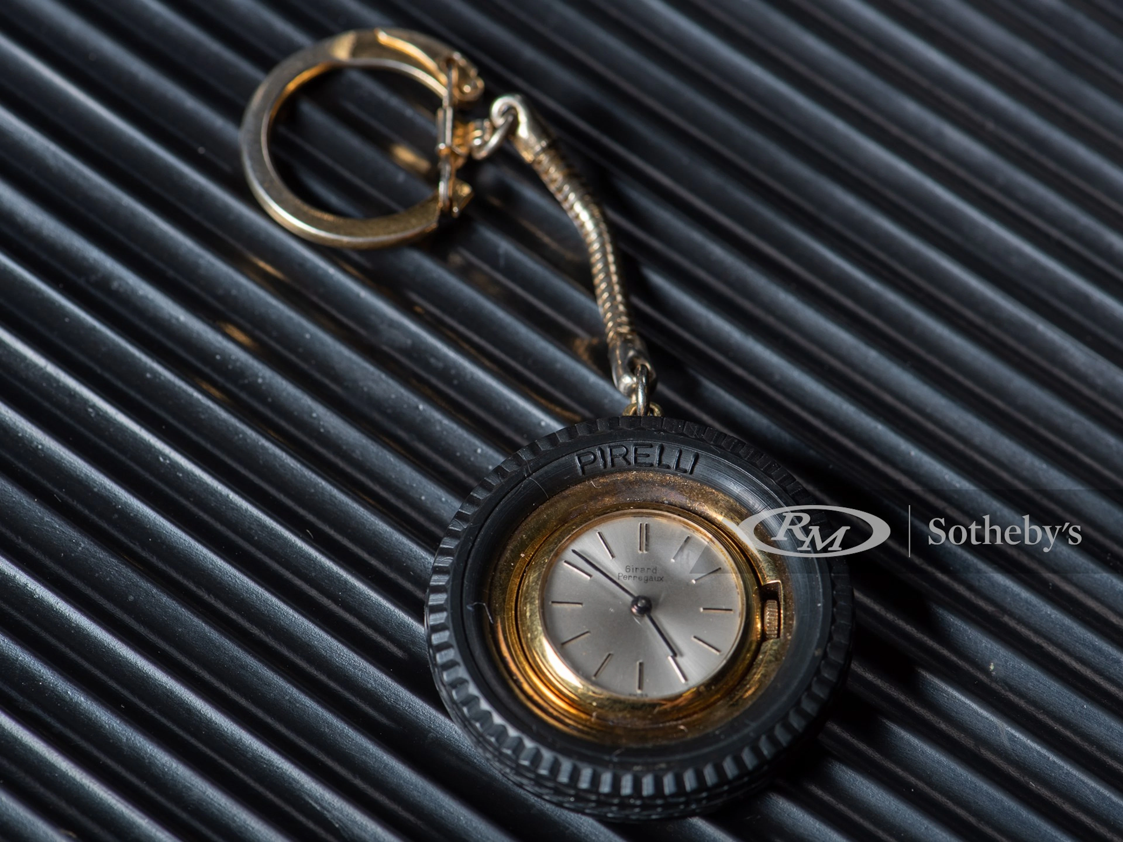 Pirelli Tire Watch Key Fob by Girard-Perregaux, ca. 1960s