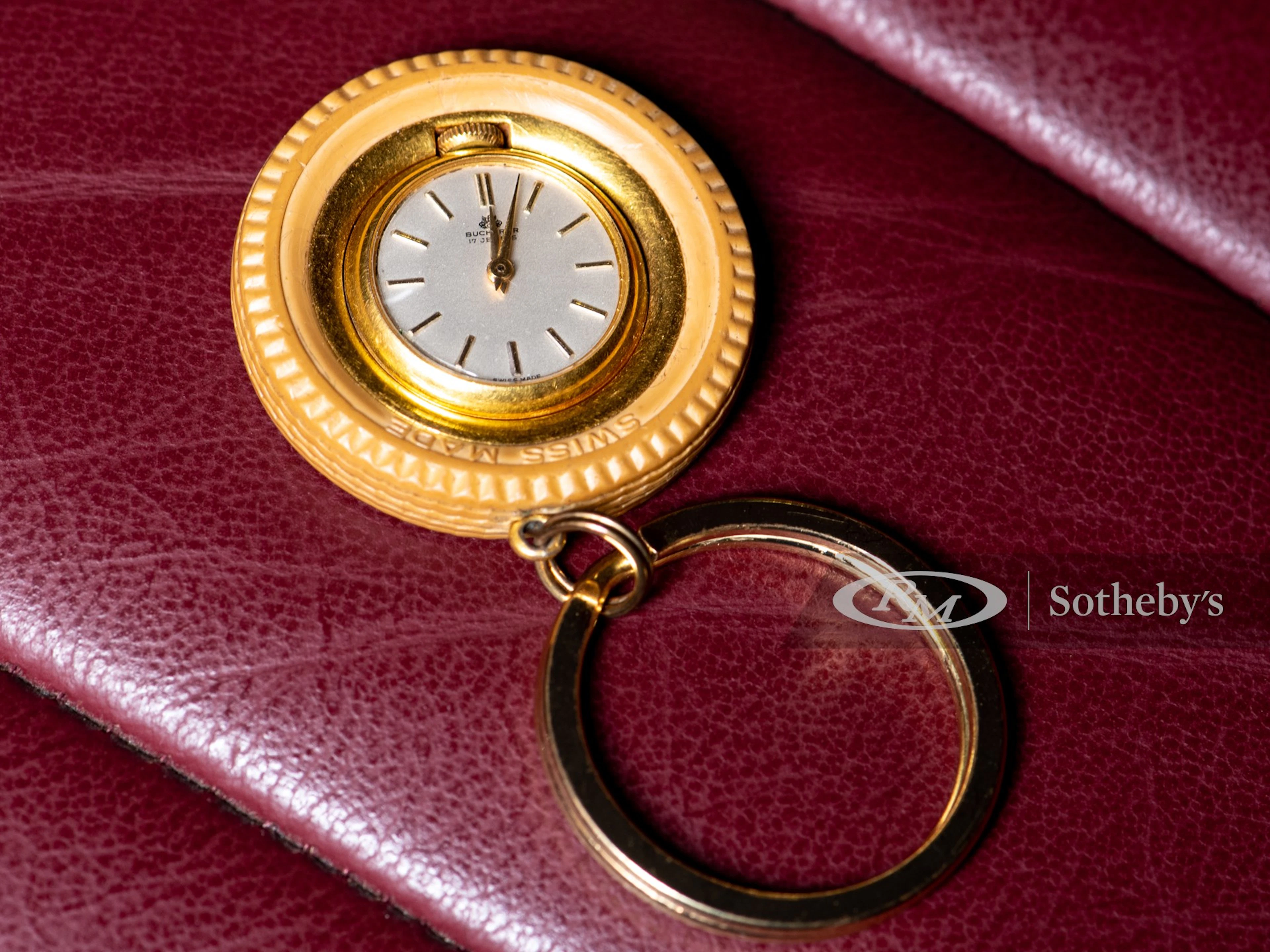 Bucherer Tire Watch Key Fob, ca. 1960s