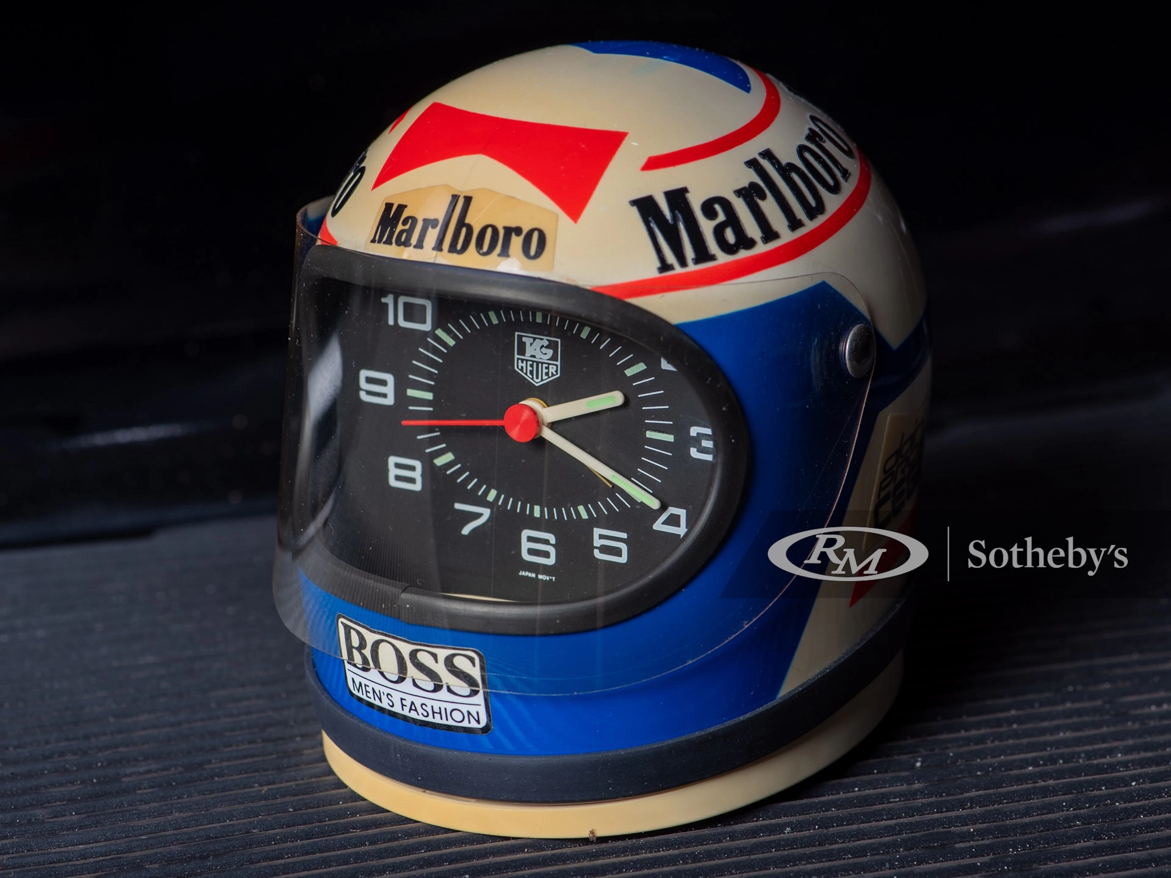 Alain Prost Race Helmet Alarm Clock by Tag Heuer