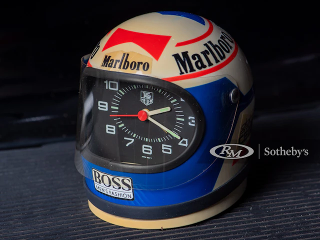 Alain Prost Race Helmet Alarm Clock by Tag Heuer