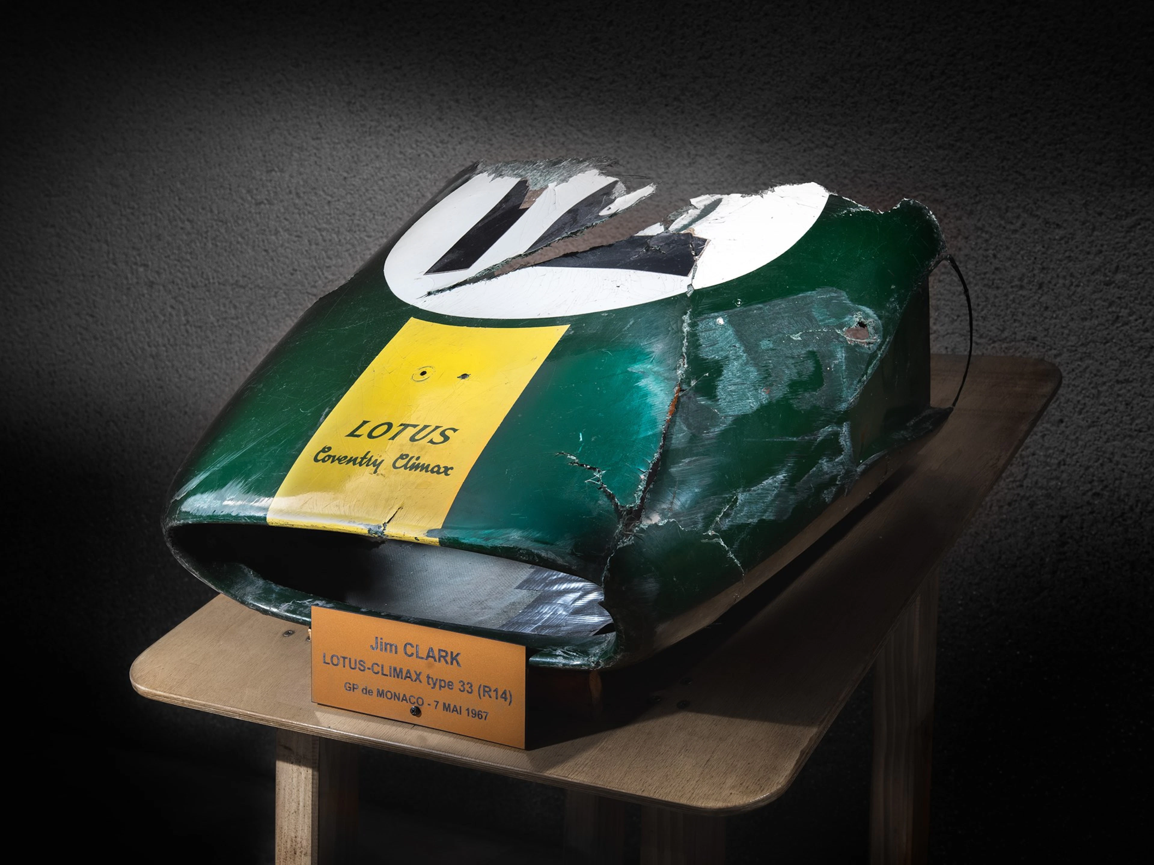 Jim Clark's Lotus 33 Salvaged Nose Cone