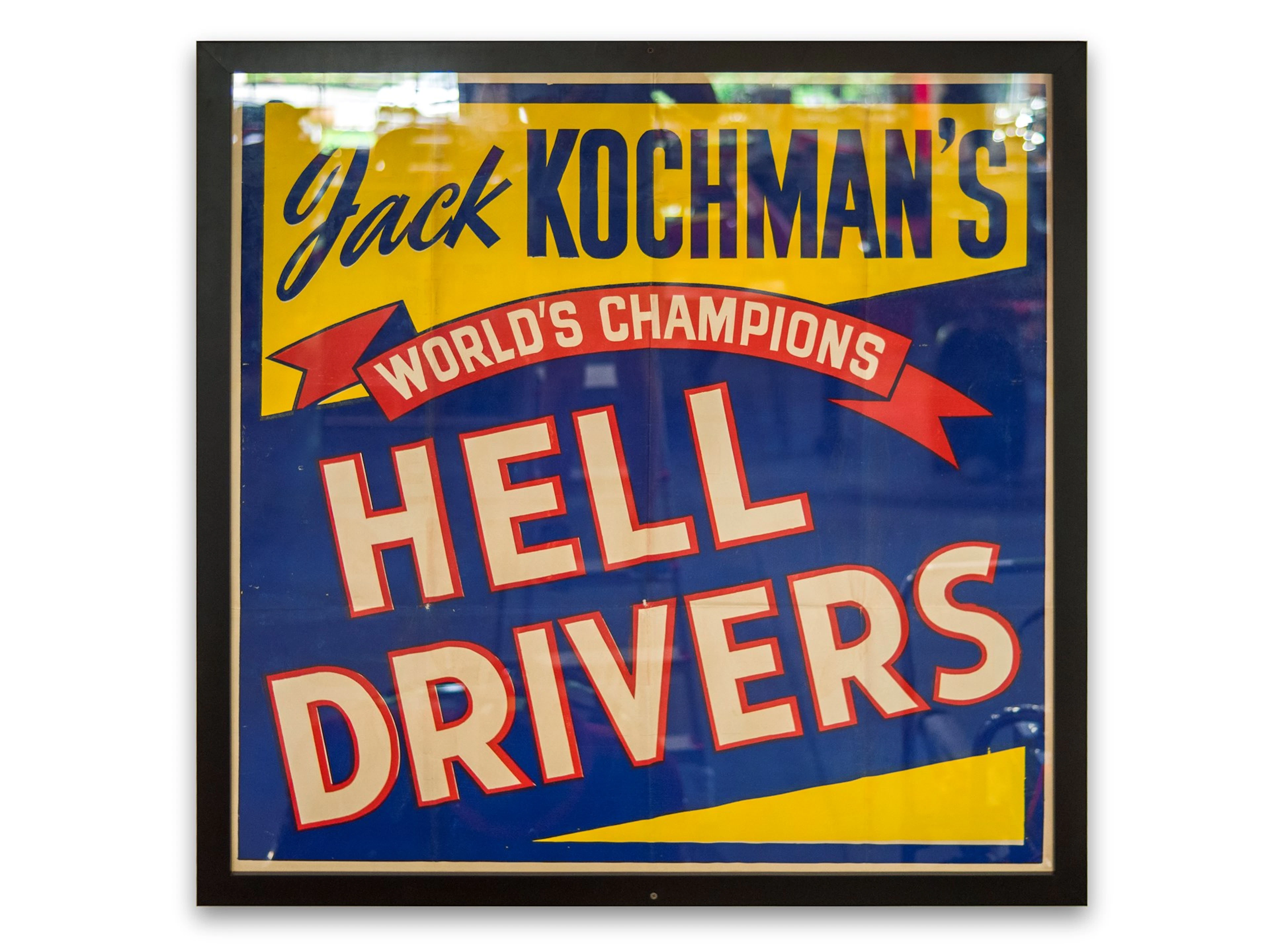 Jack Kockman's World's Champions Framed Event Poster