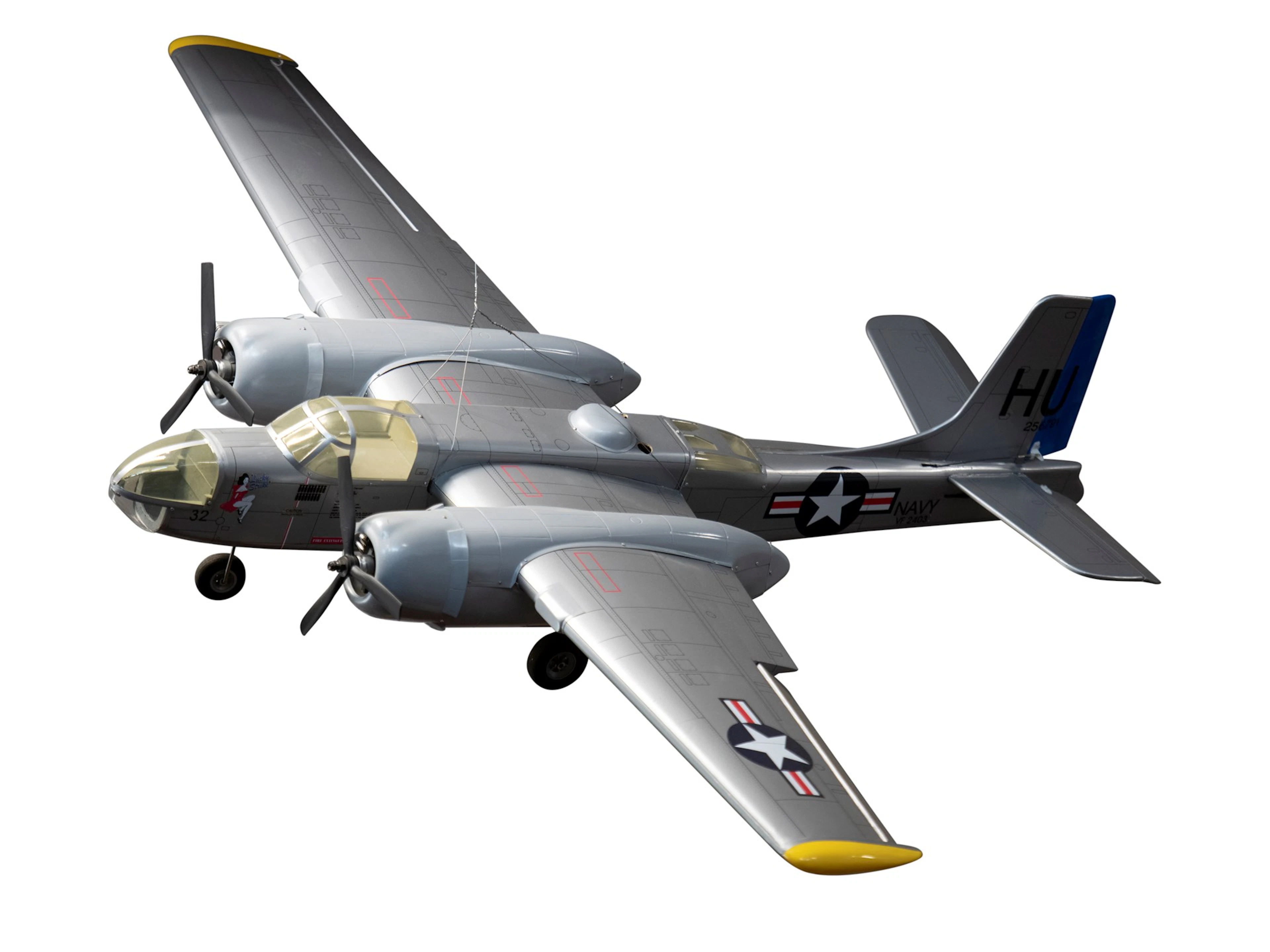U.S. Navy Douglas A-26 Invader "Lucky Strike" Model Airplane