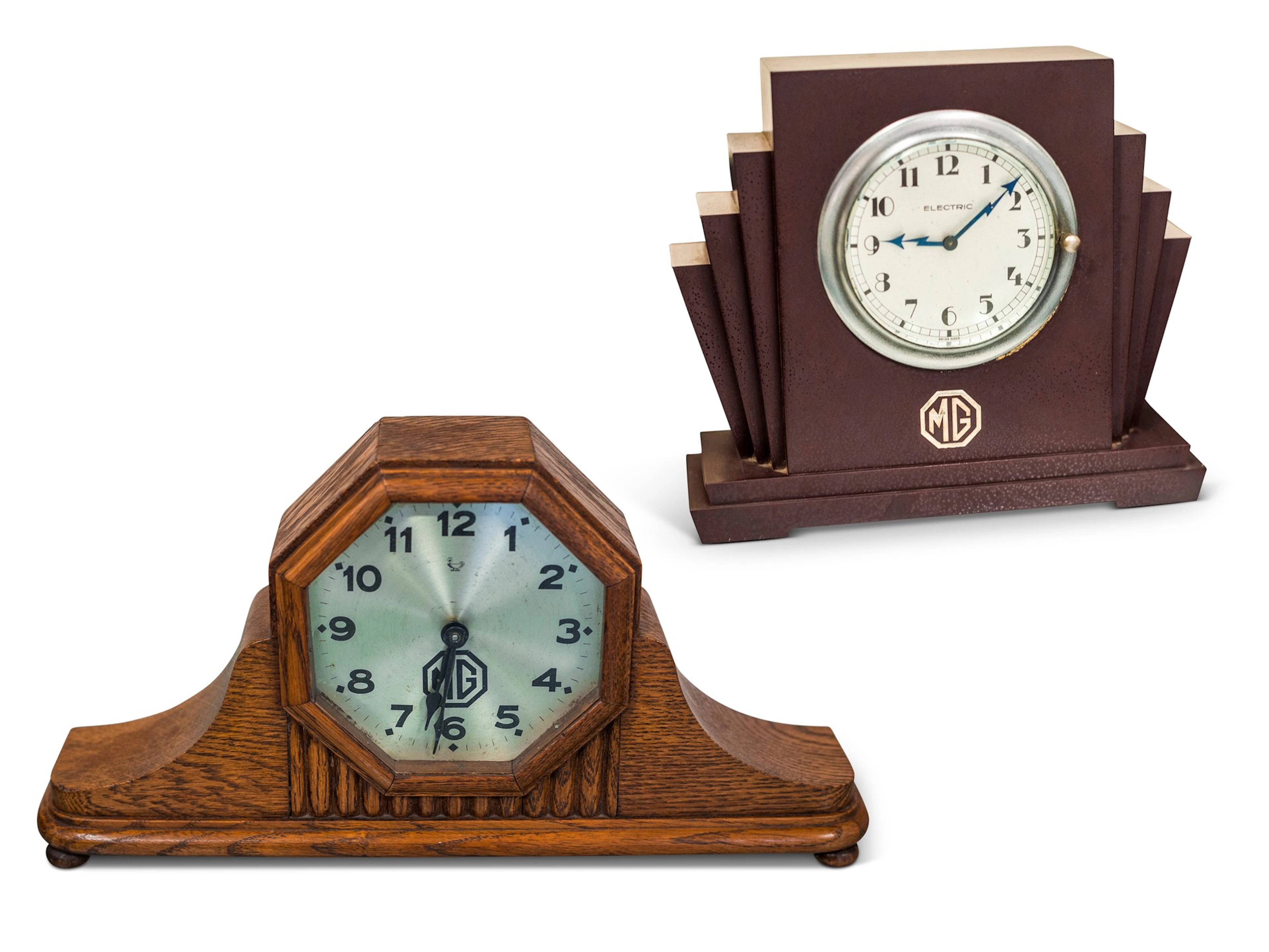 Bakelite Art Deco MG Desk Clock