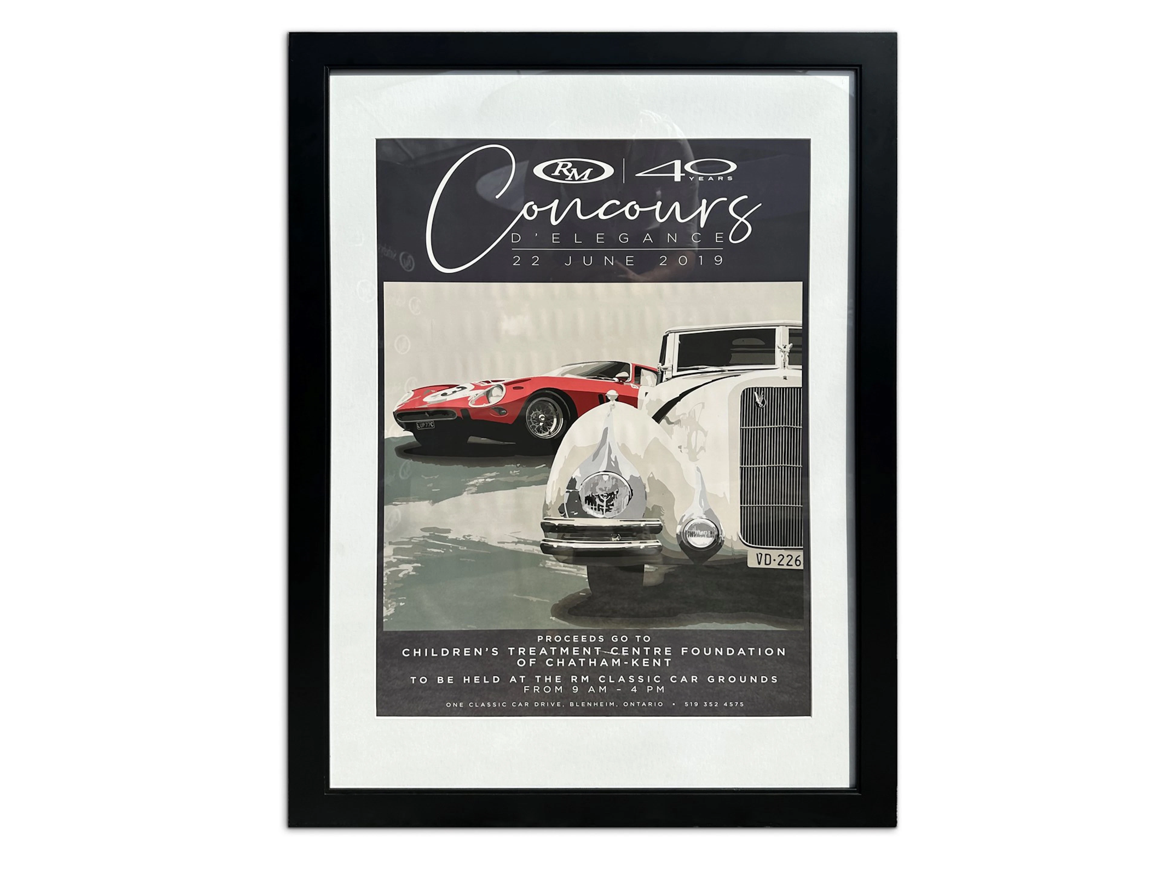 RM Concours d'Elegance Event Poster
