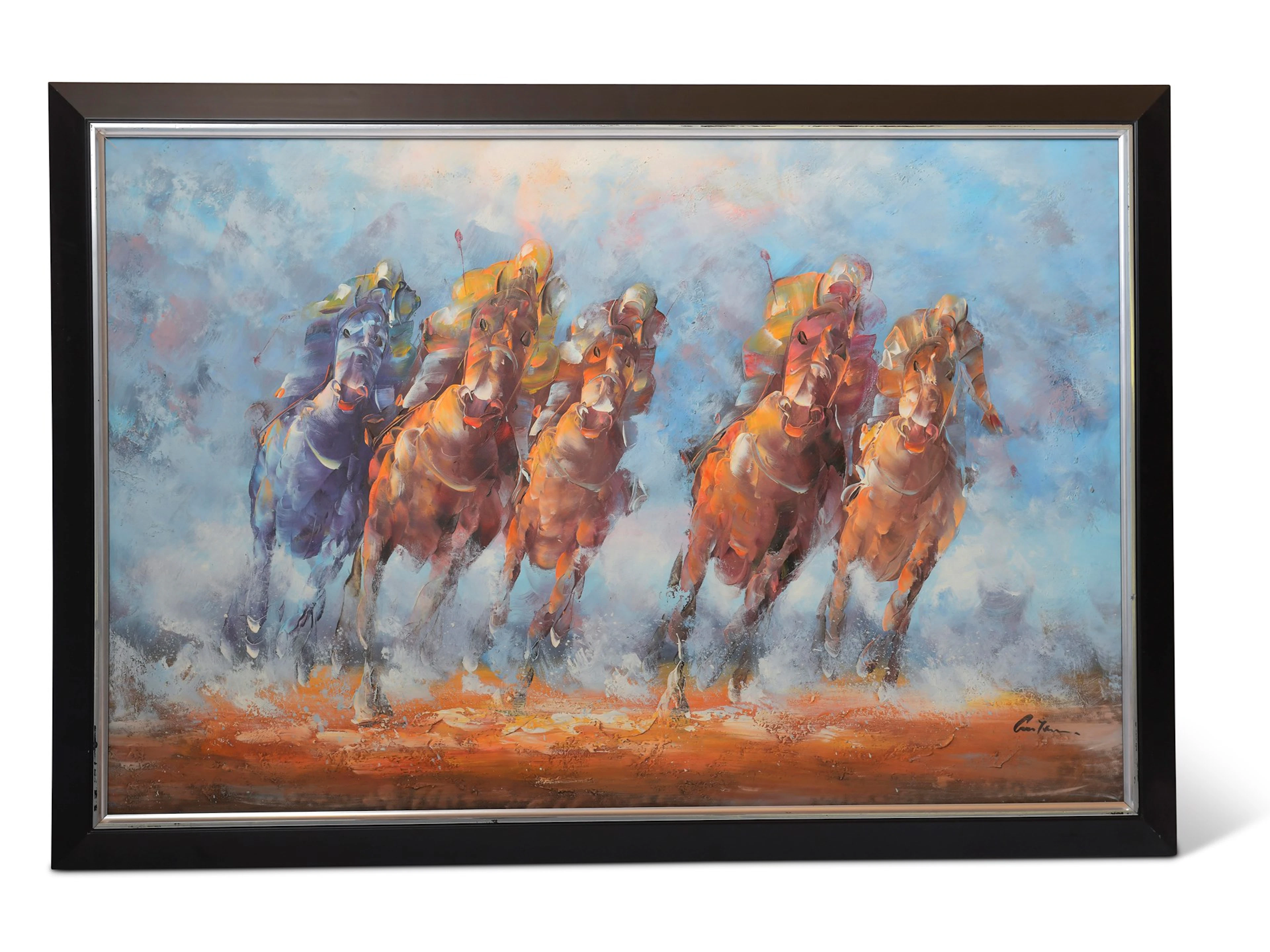 Horse Racing Painting §