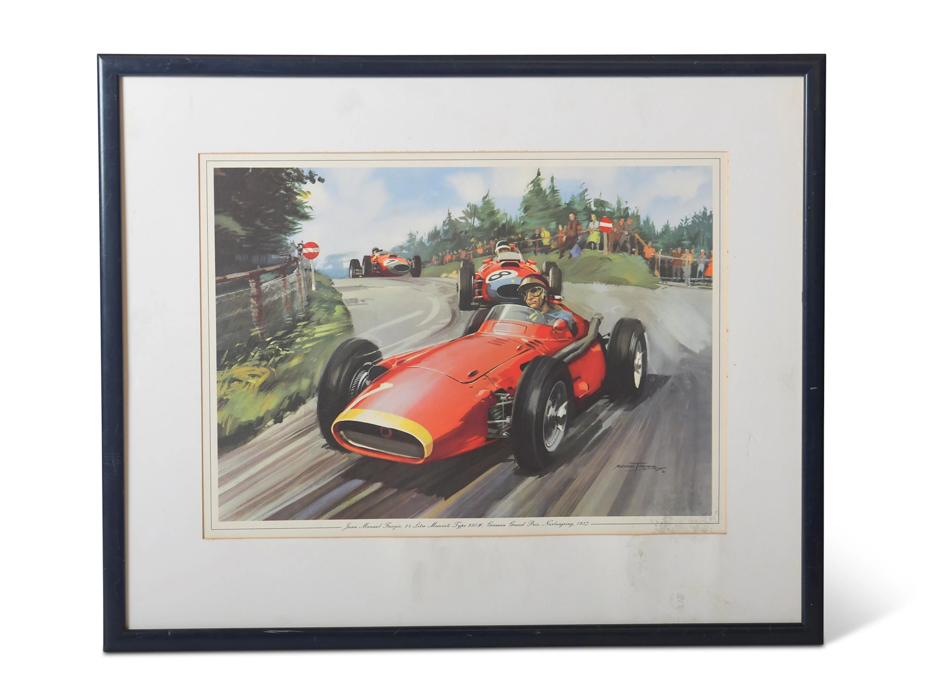 Juan Manuel Fangio 2.5-Litre Maserati Type 250F Print §