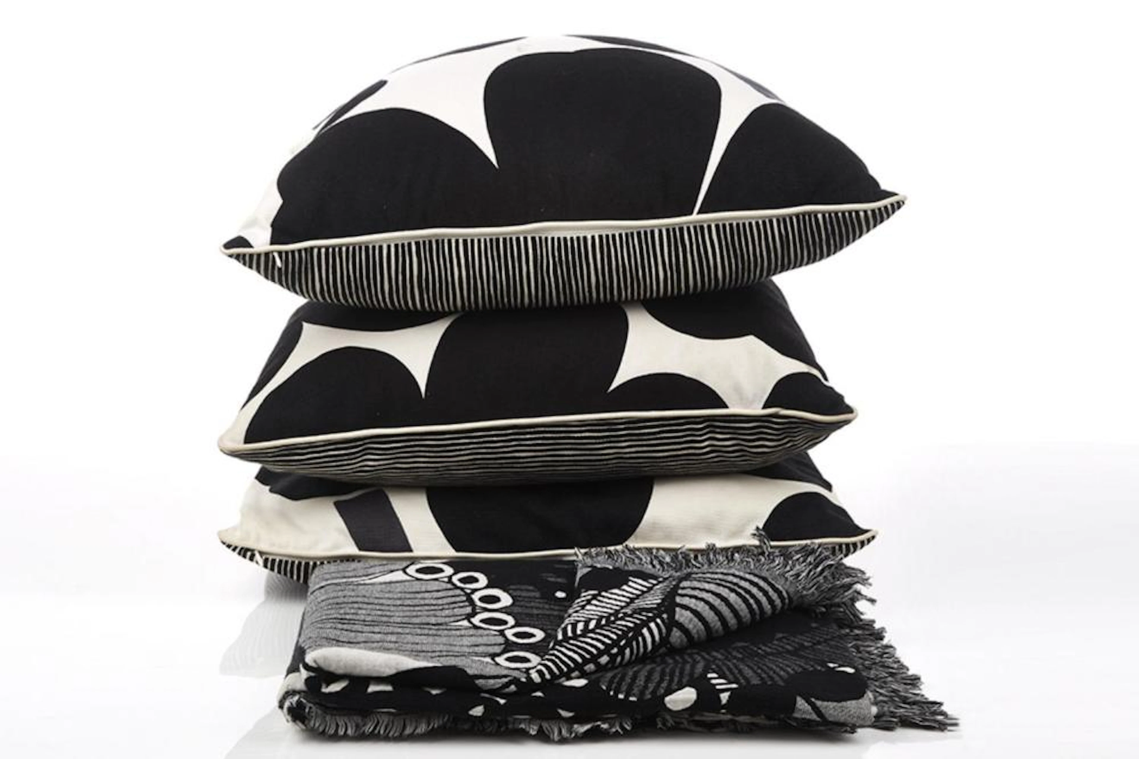 Marimekko (Finnish) Three Throw Pillows