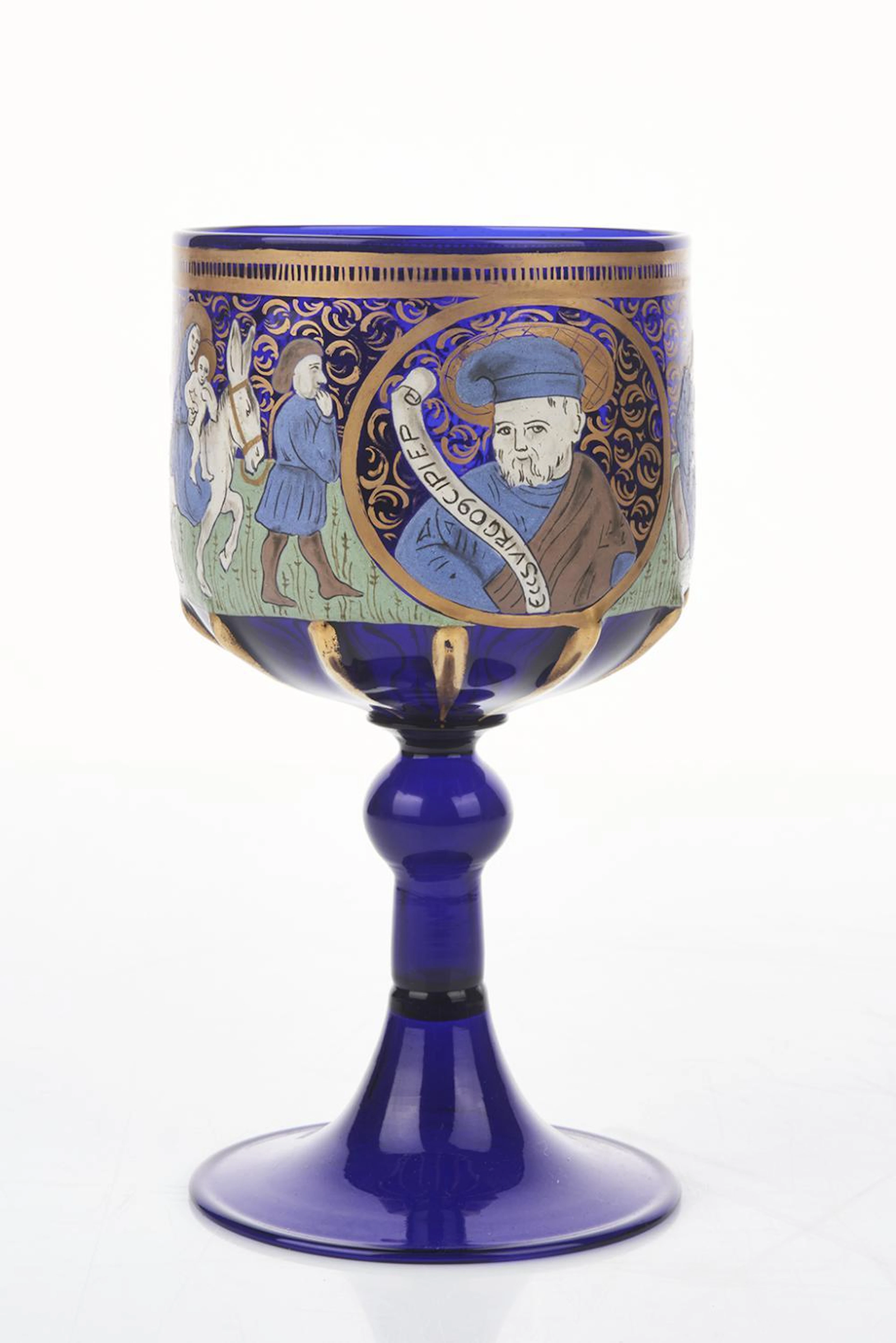 Venetian Barovier Chalice c. 1950
