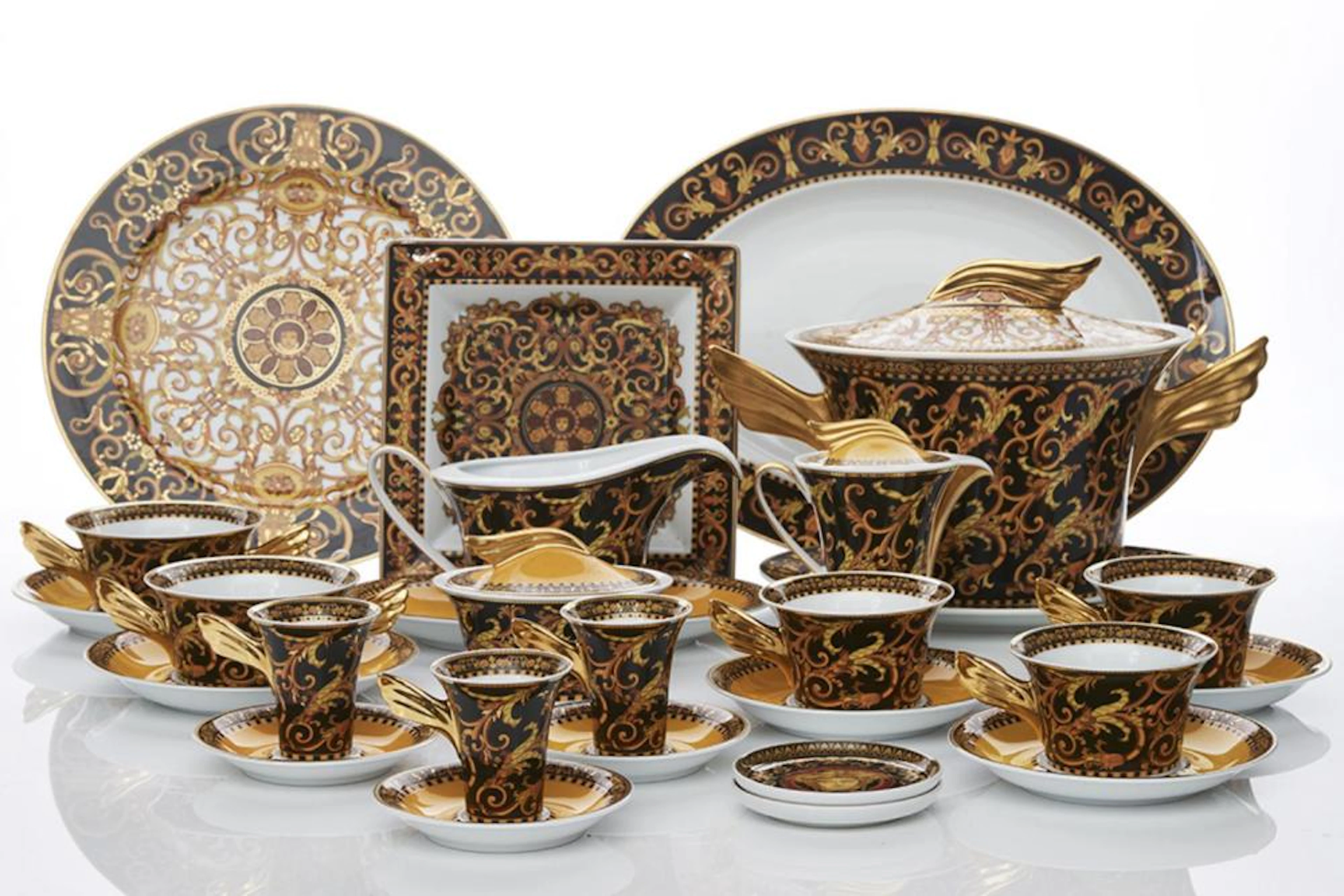 Rosenthal for Versace 'Barocco' Pattern, Dinner Service