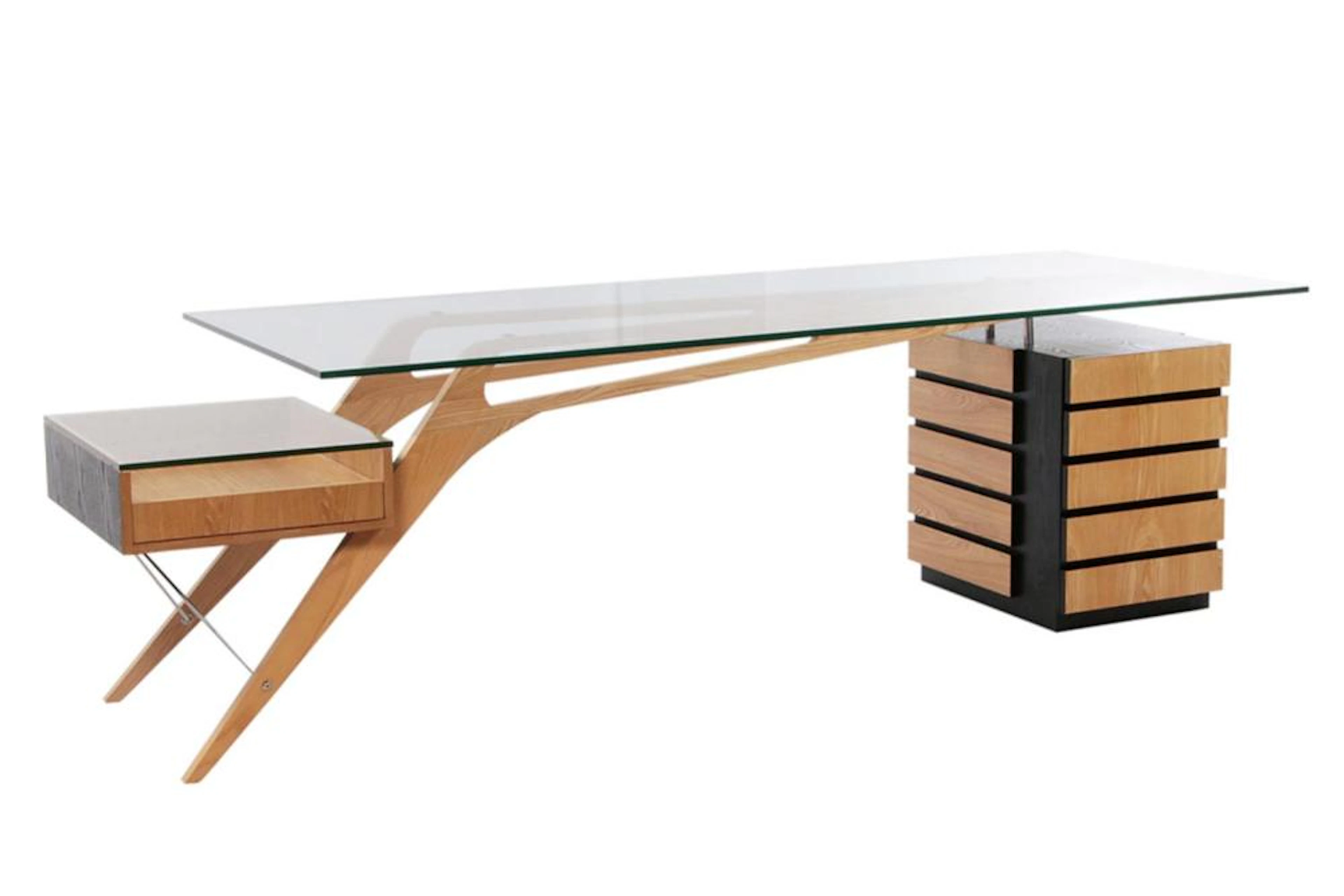 Carlo Mollino (Italian, 1905-1973) Zanotta Cavour Writing Desk, designed 1949