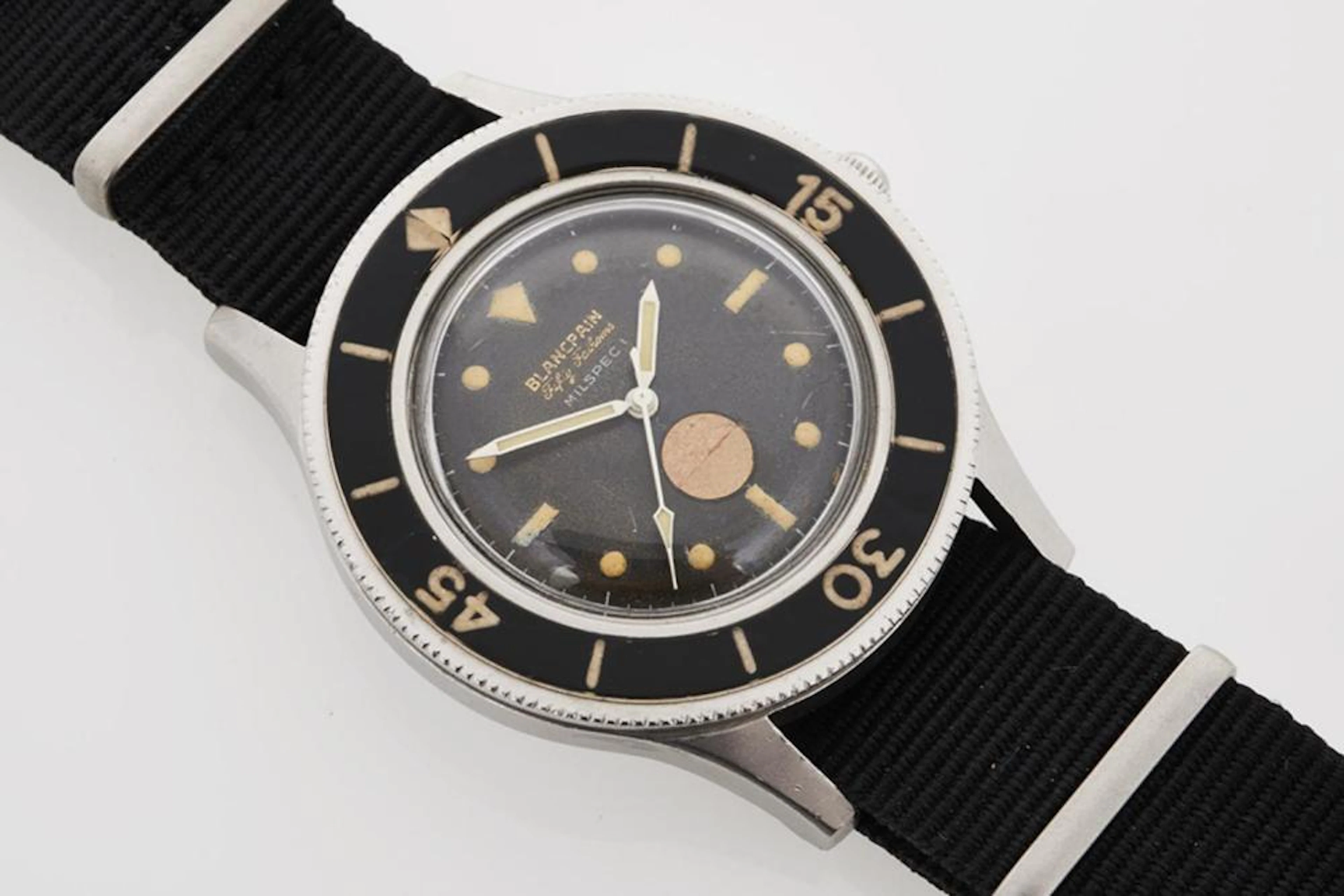 Blancpain Stainless Steel Fifty Fathoms, Milspec 1 Gentlman's Watch