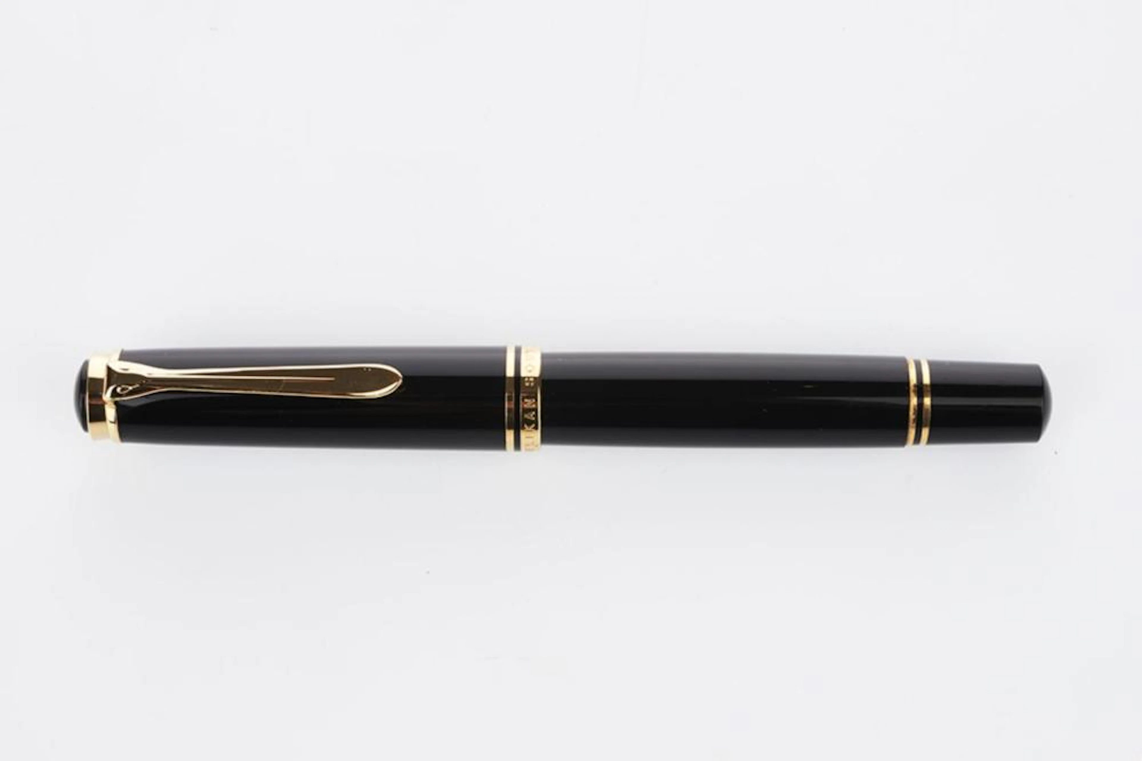 Pelikan M1000 Fountain Pen, Black Resin, Gold trim, 987396