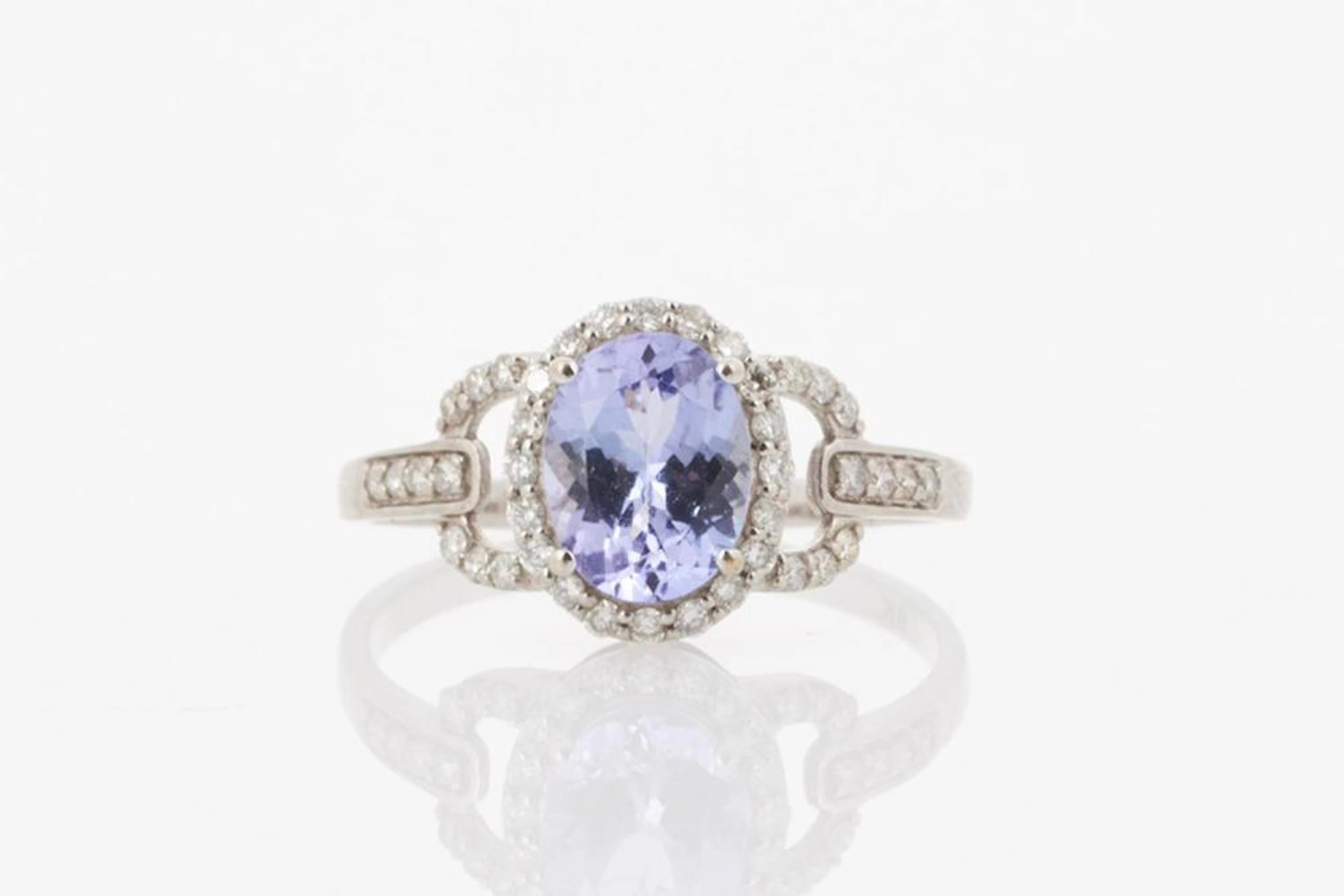 Tanzanite and Diamond Ring