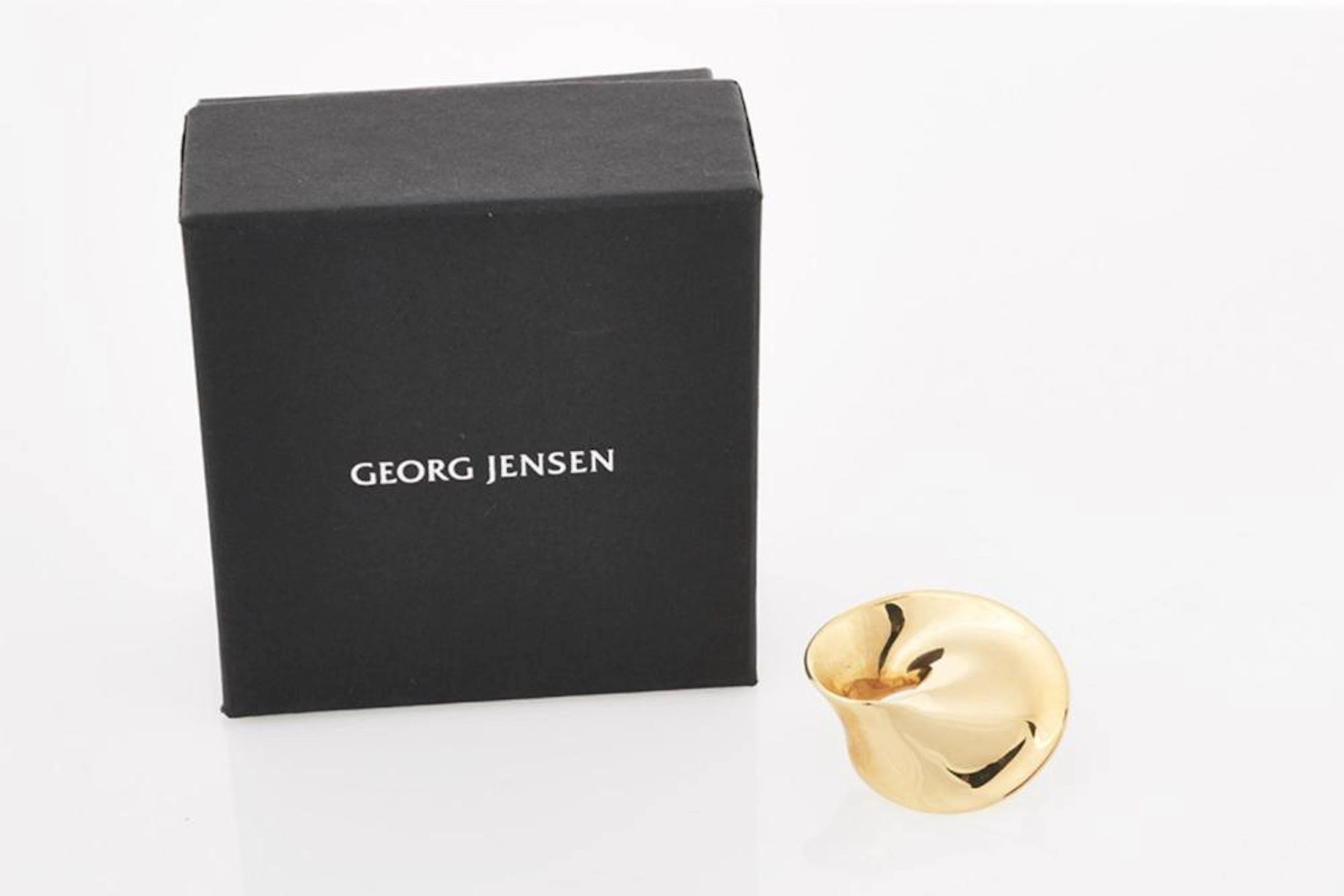 Georg Jensen Gold Mobis Brooch