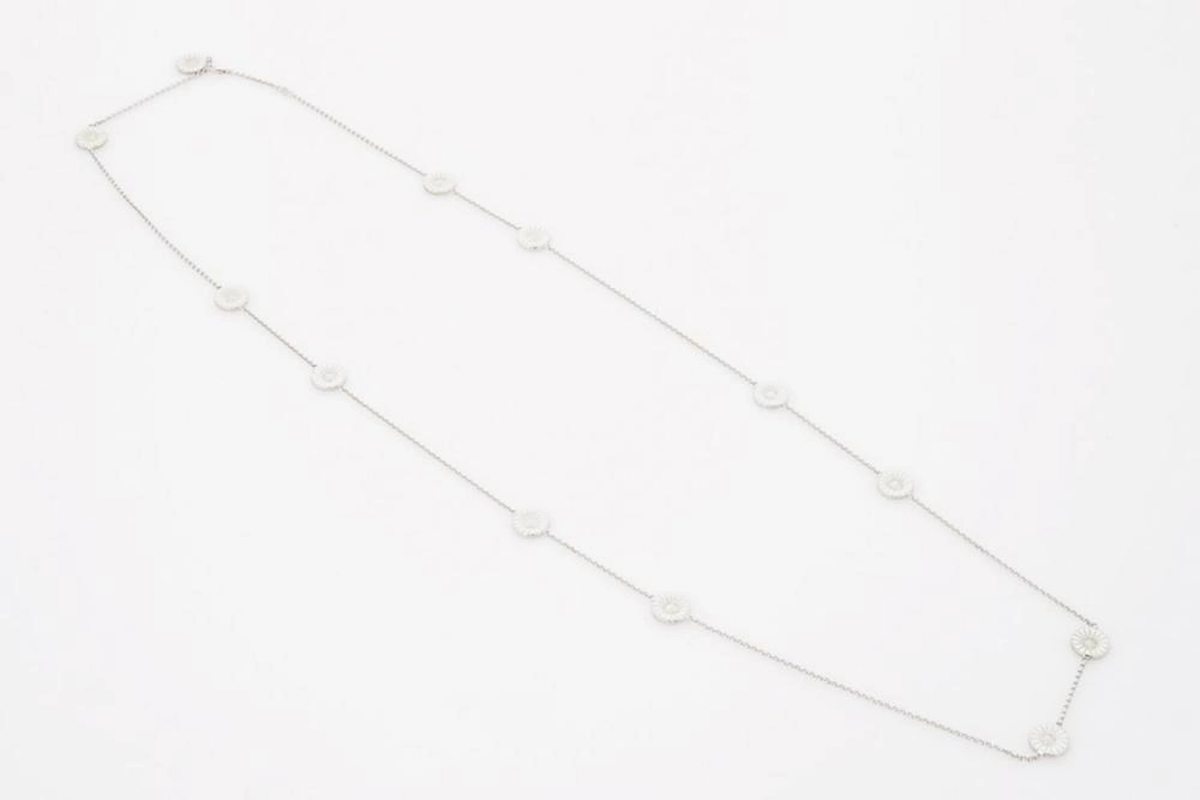 Georg Jensen Silver Daisy Necklace