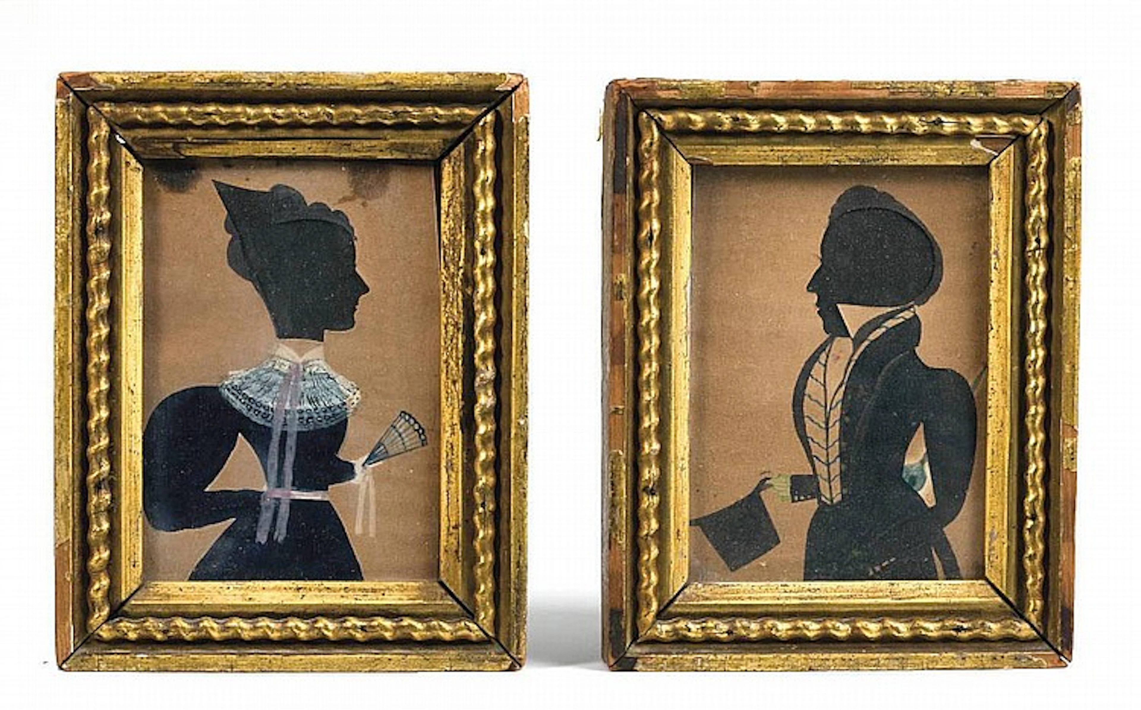 PUFFY SLEEVE ARTIST (ACT. 1830-1831). PAIR OF