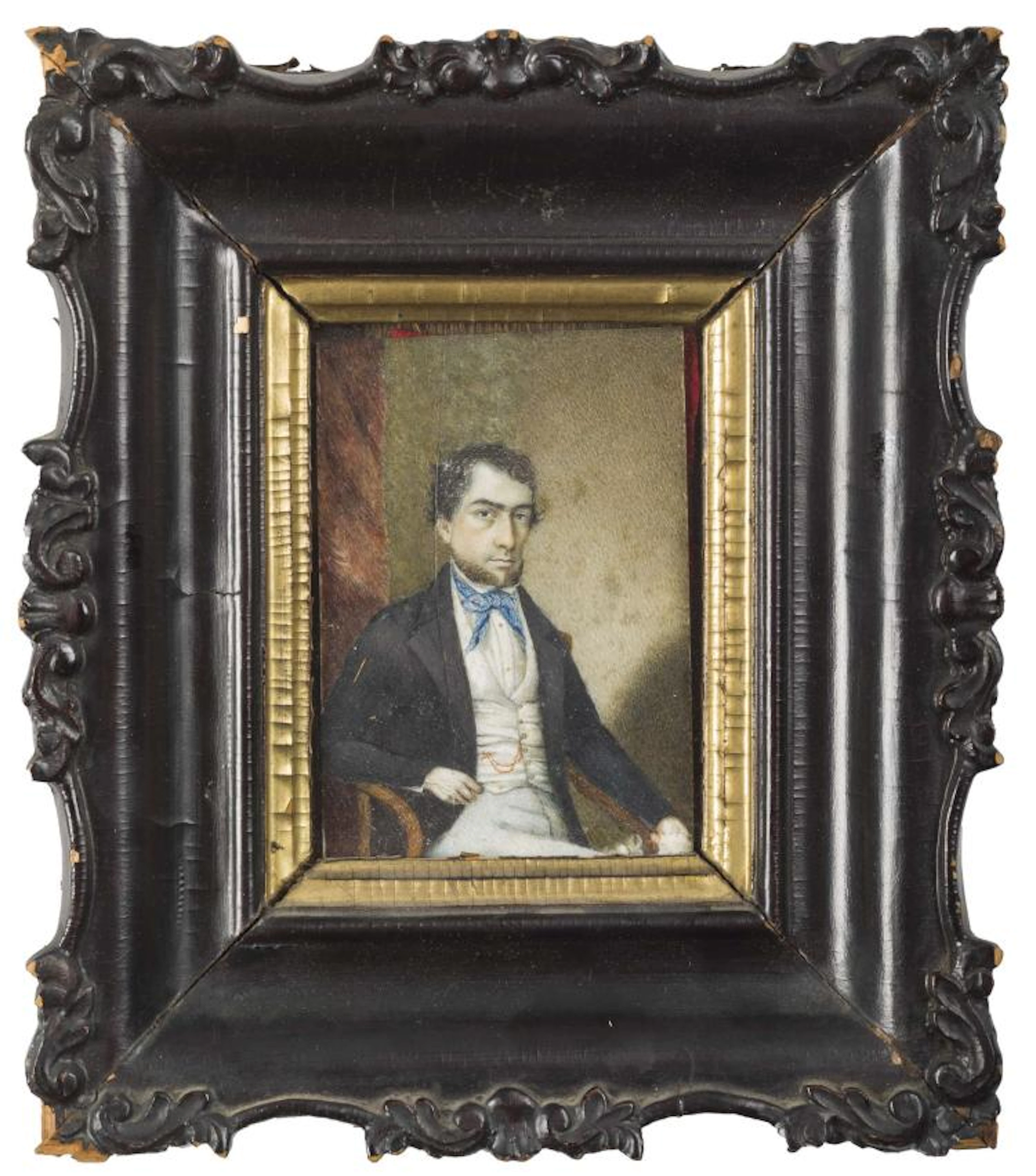 **THREE CHINA TRADE PORTRAIT MINIATURES OF MEMBERS OF THE COOK FAMILY OF SALEM