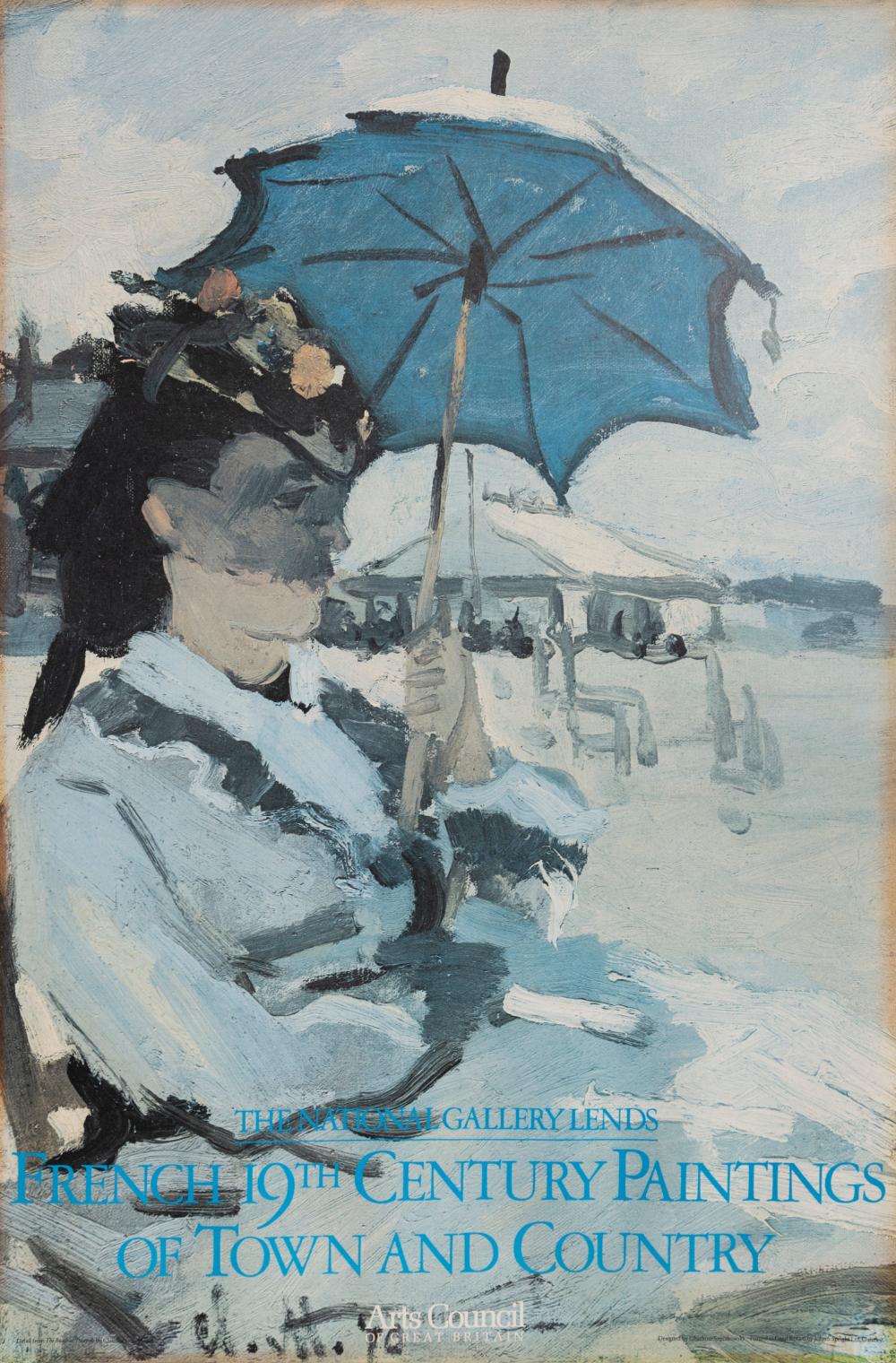 Claude Monet, National Gallery - The Beach At Trouville, Poster | Barnebys