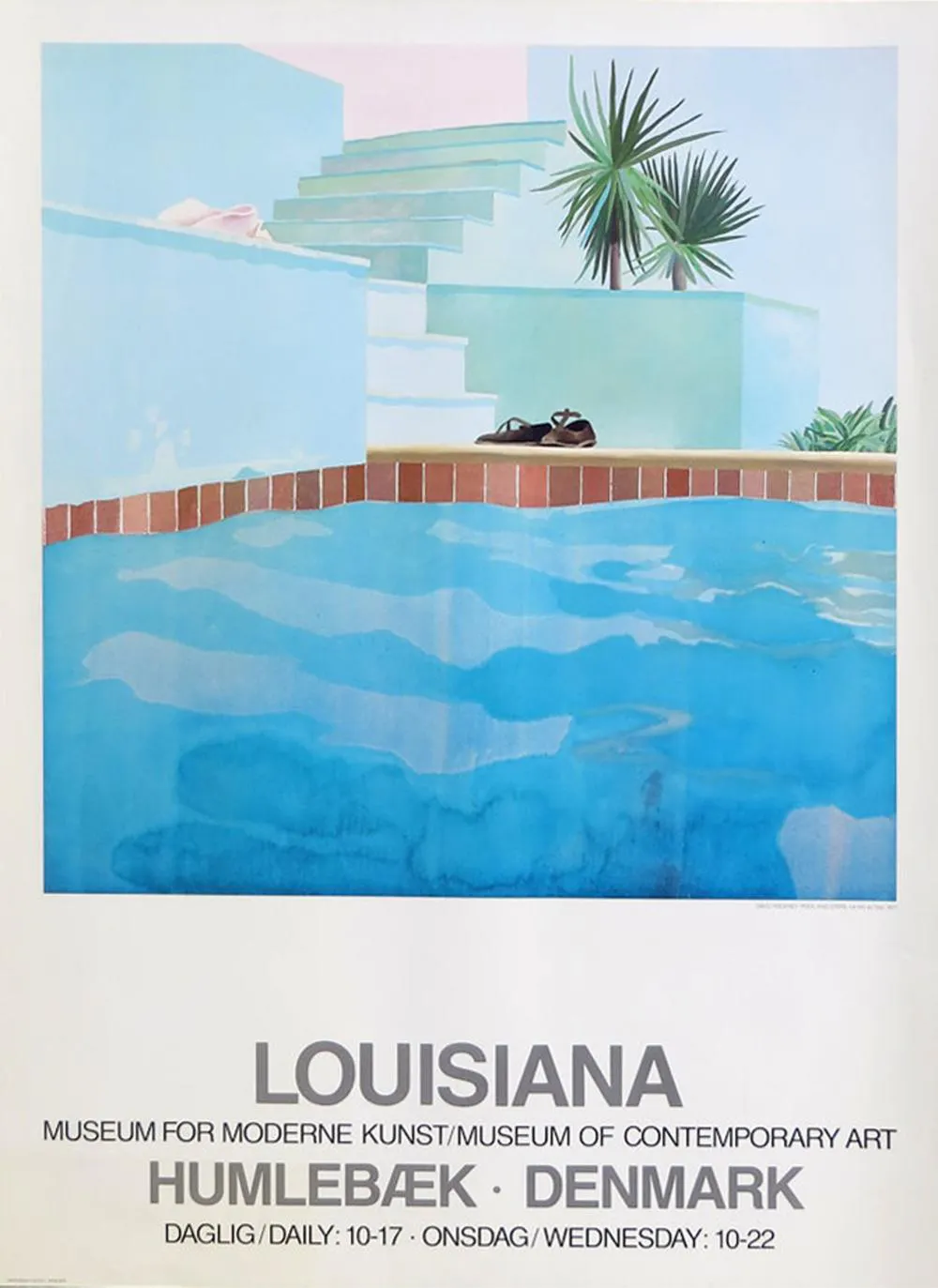 DAVID HOCKNEY, POOL AND STEPS , POSTER | Barnebys