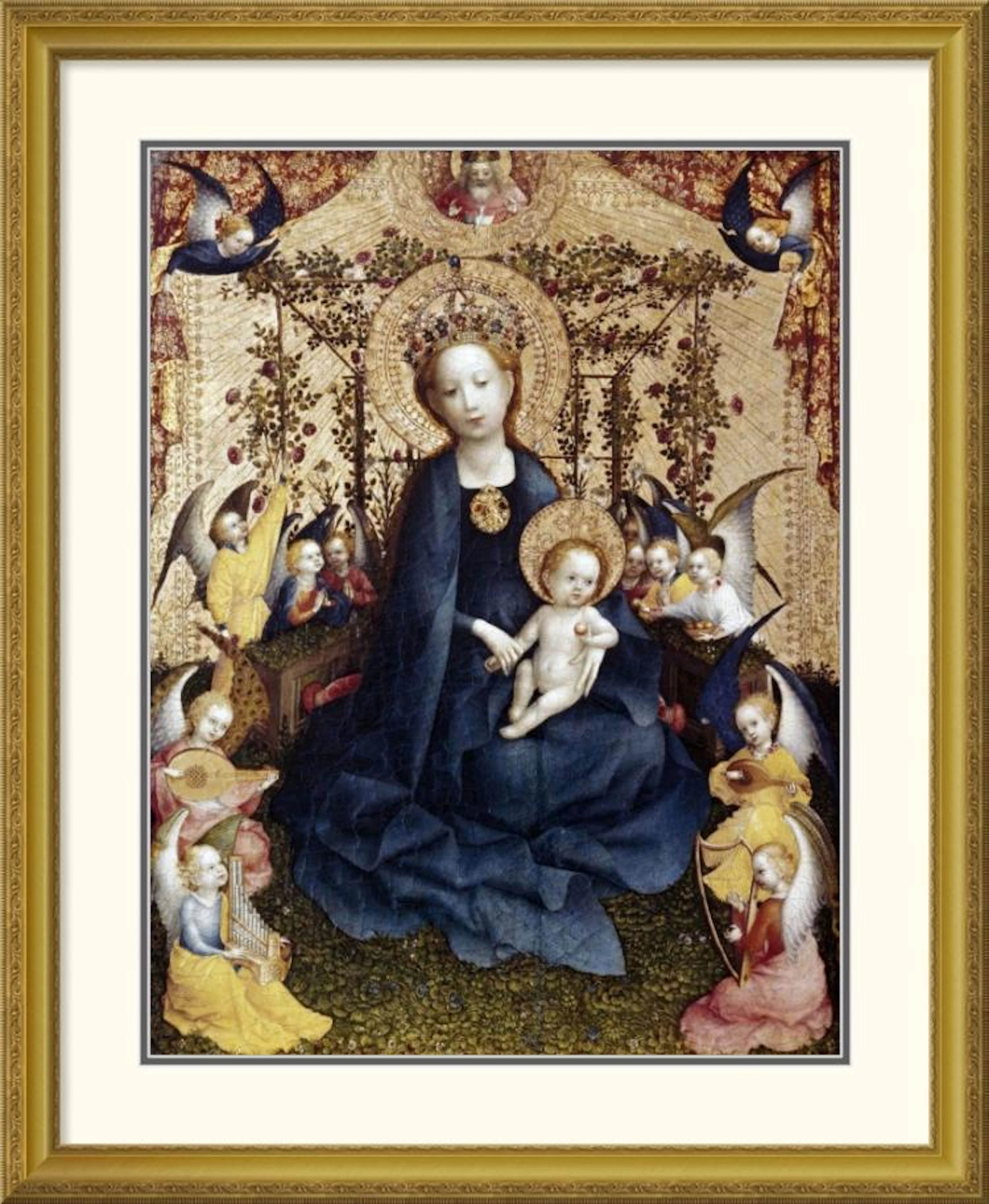 STEFAN LOCHNER - MADONNA IN THE ROSE GARDEN