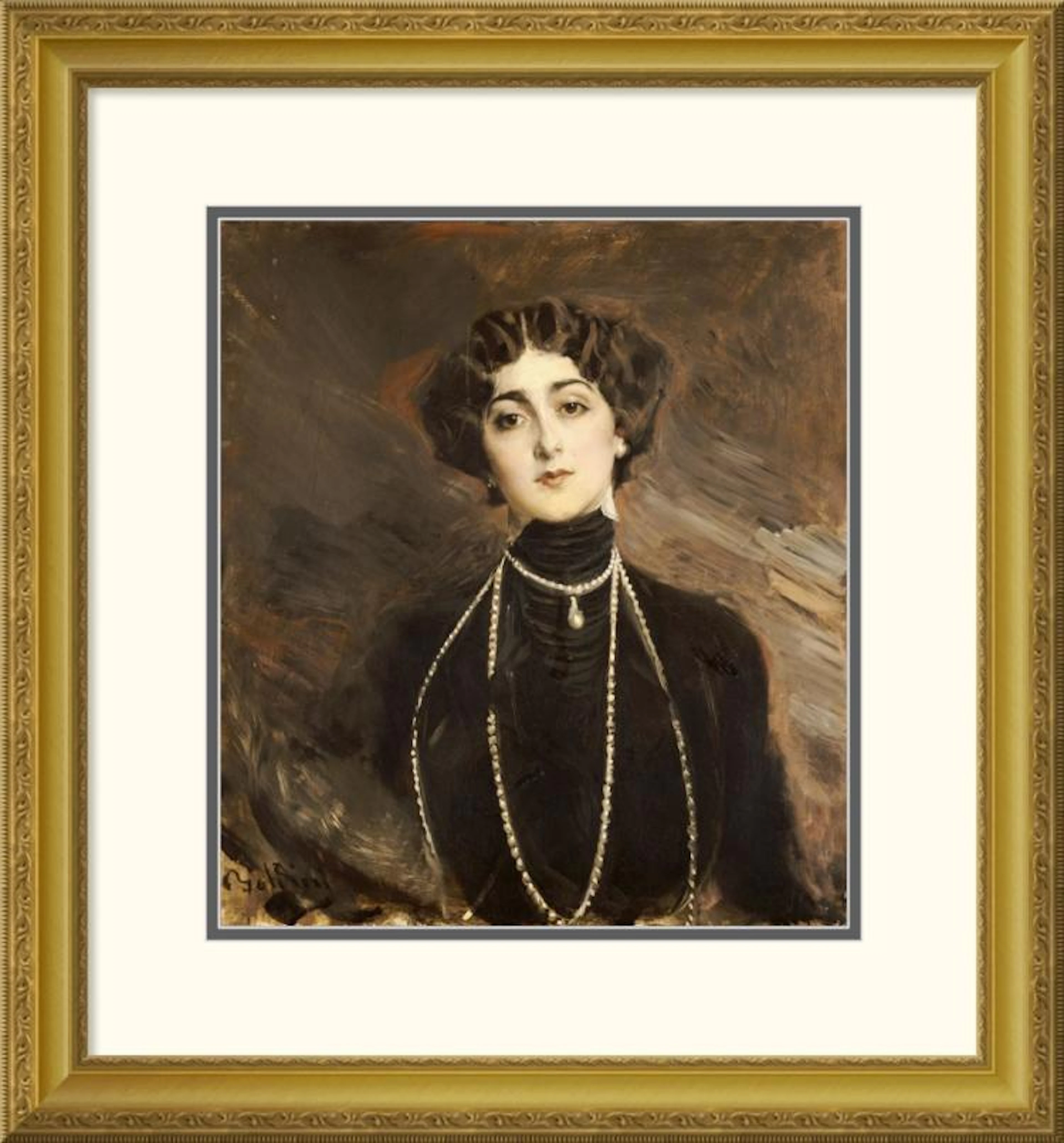 GIOVANNI BOLDINI - PORTRAIT OF LINA CAVALIERI