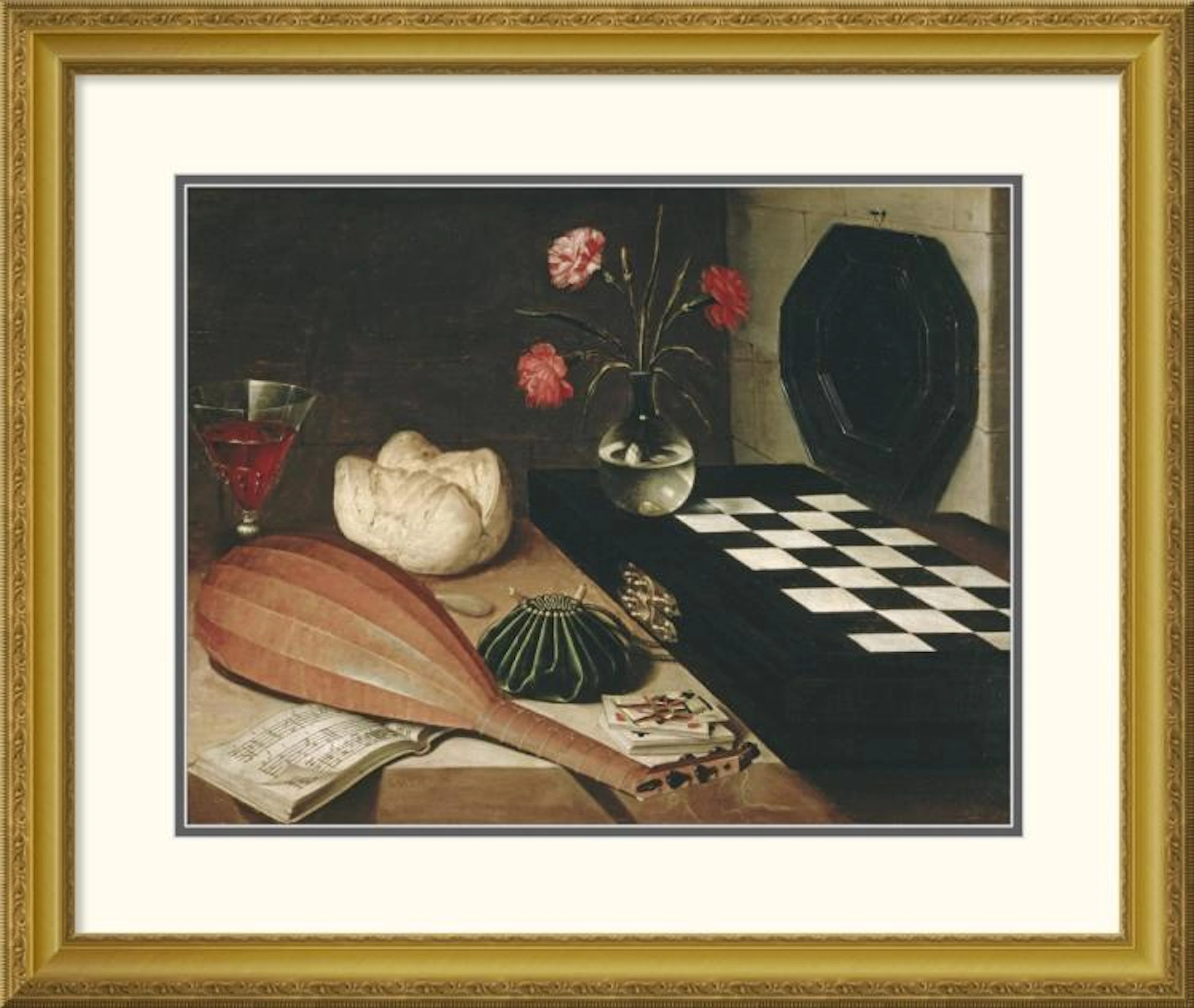 Lubin Baugin - Still Life with a Chess-Board