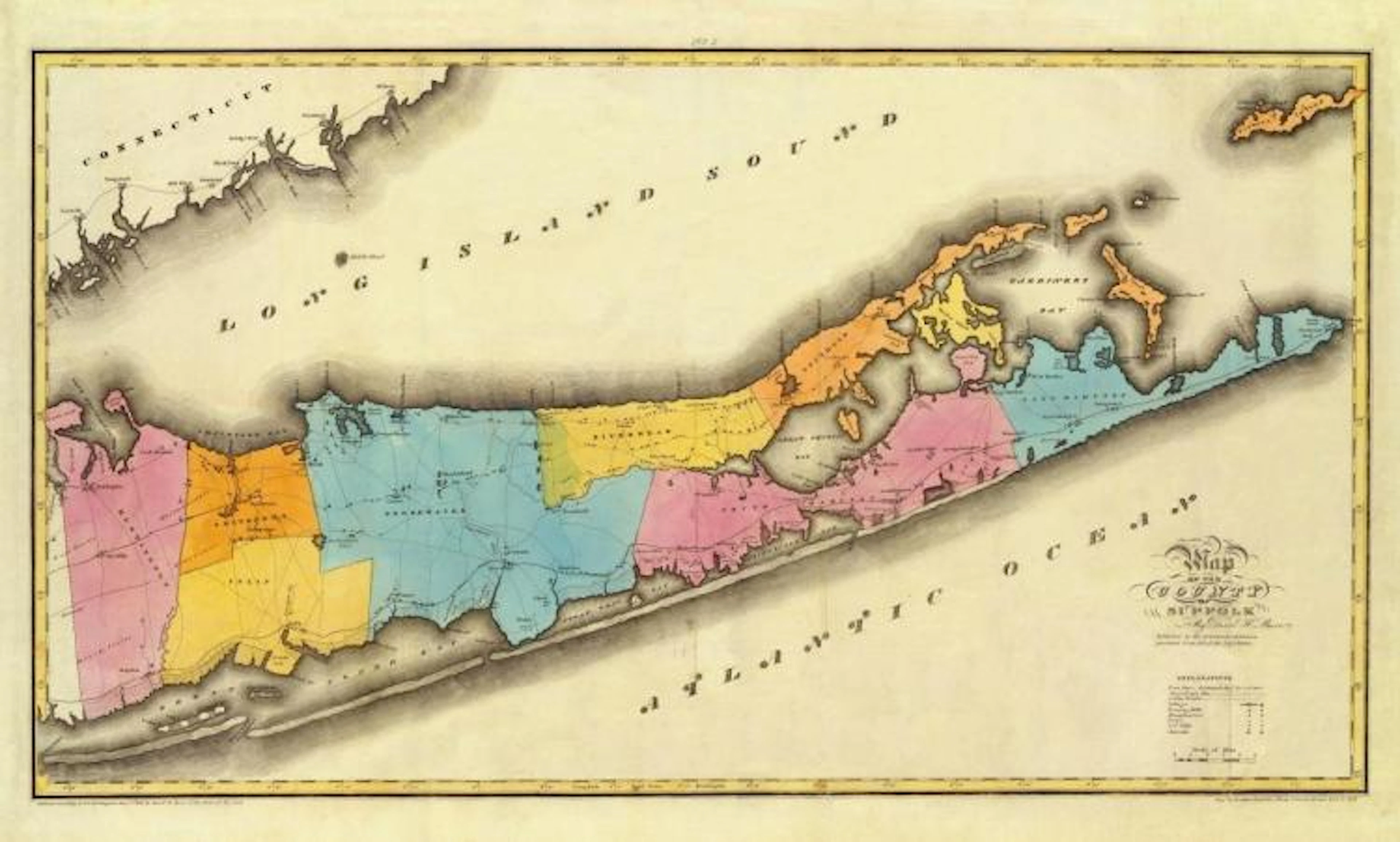 DAVID H. BURR - NEW YORK - SUFFOLK COUNTY, 1829