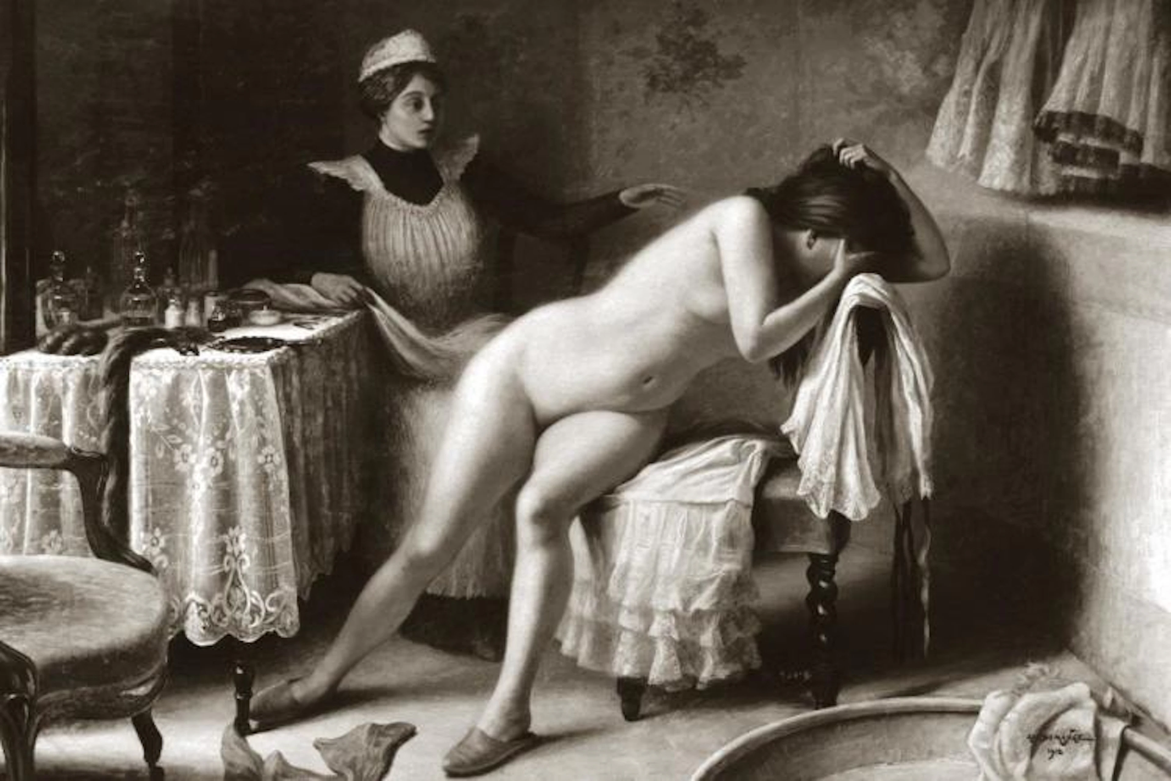 VINTAGE NUDES - CRYING NUDE