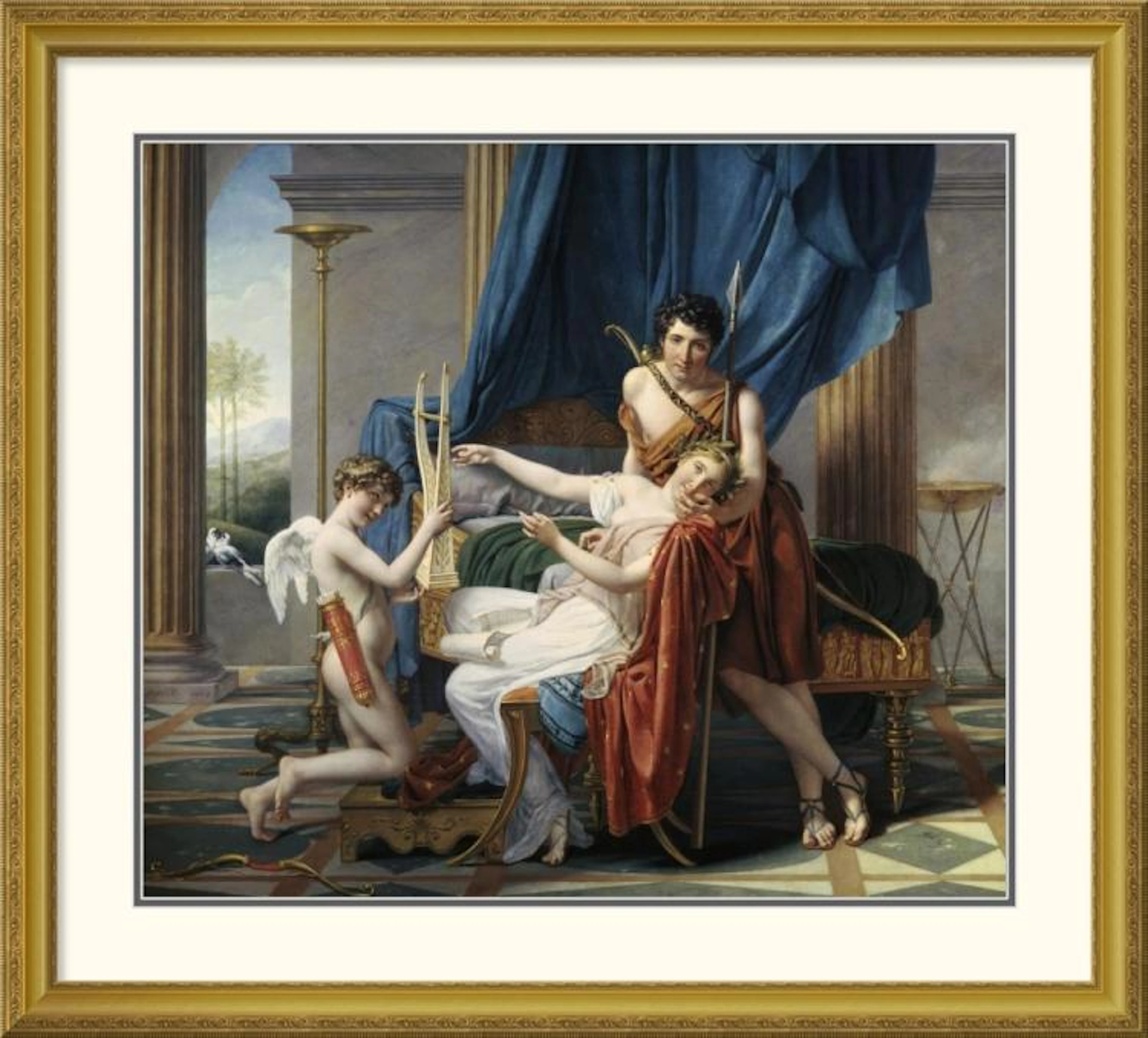 Jacques-Louis David - Sappho & Phaon
