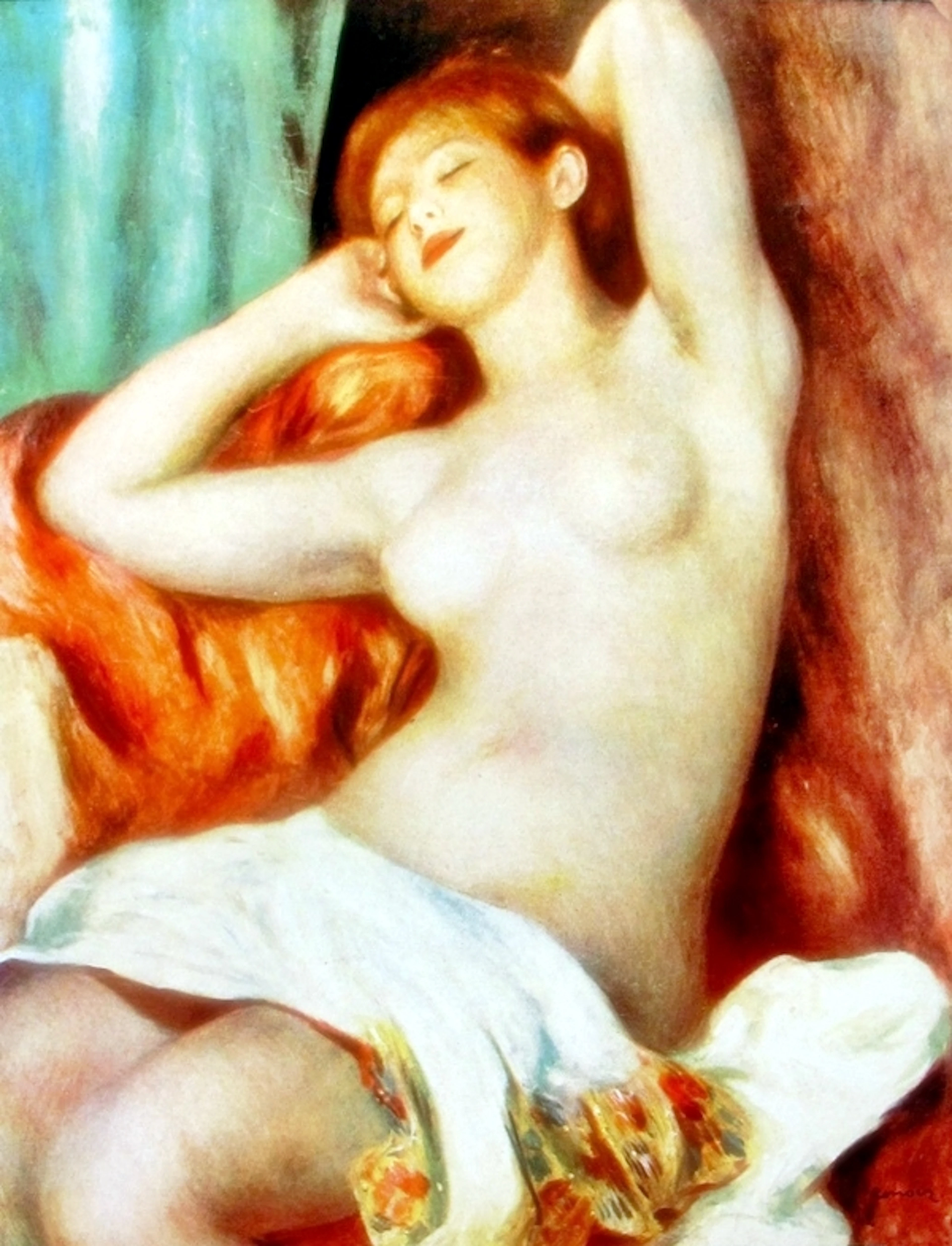 Pierre Auguste Renoir Nude Study