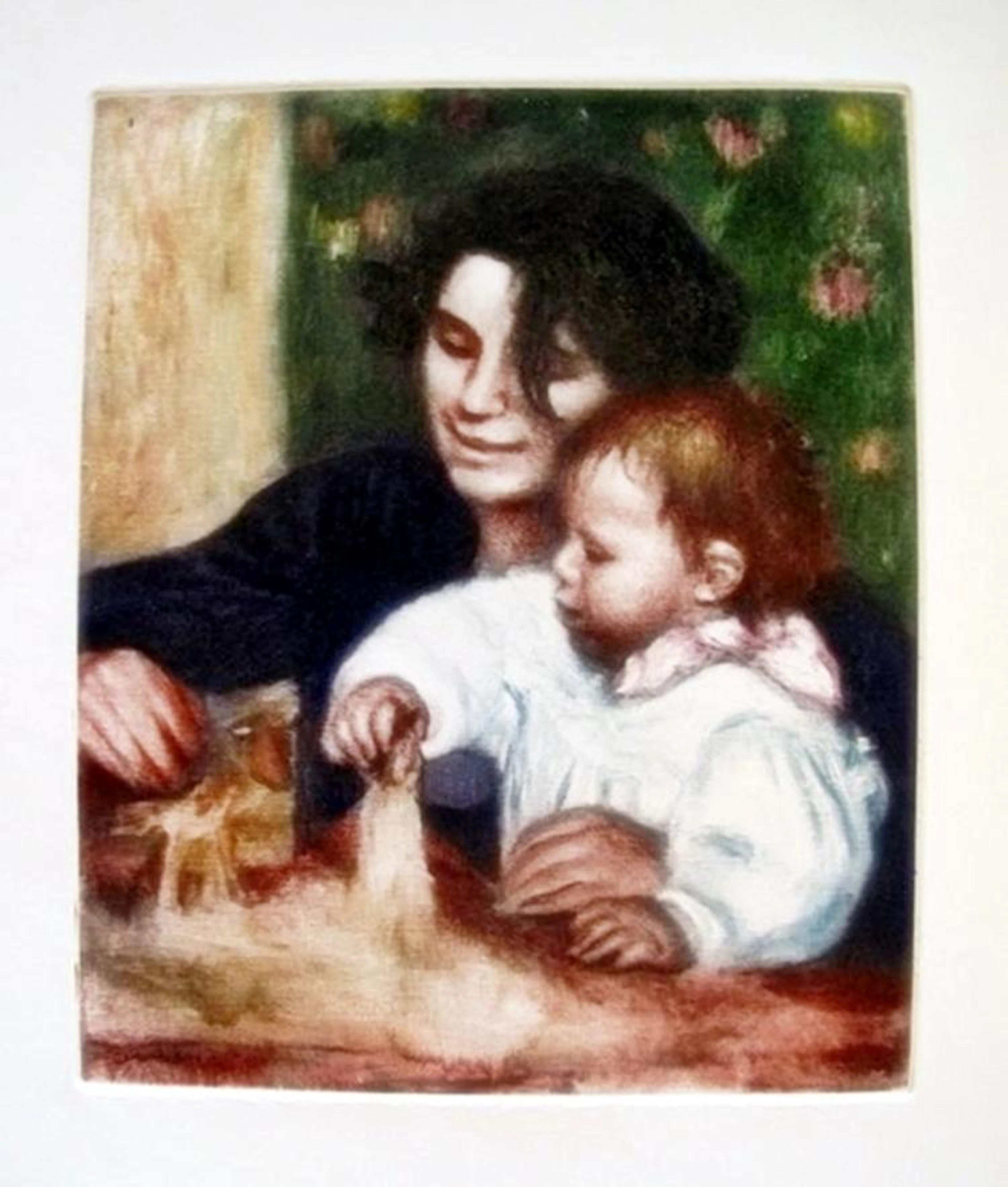 Pierre Auguste Renoir Gabrielle Et Jean Ambroise Vollard Estate Etching