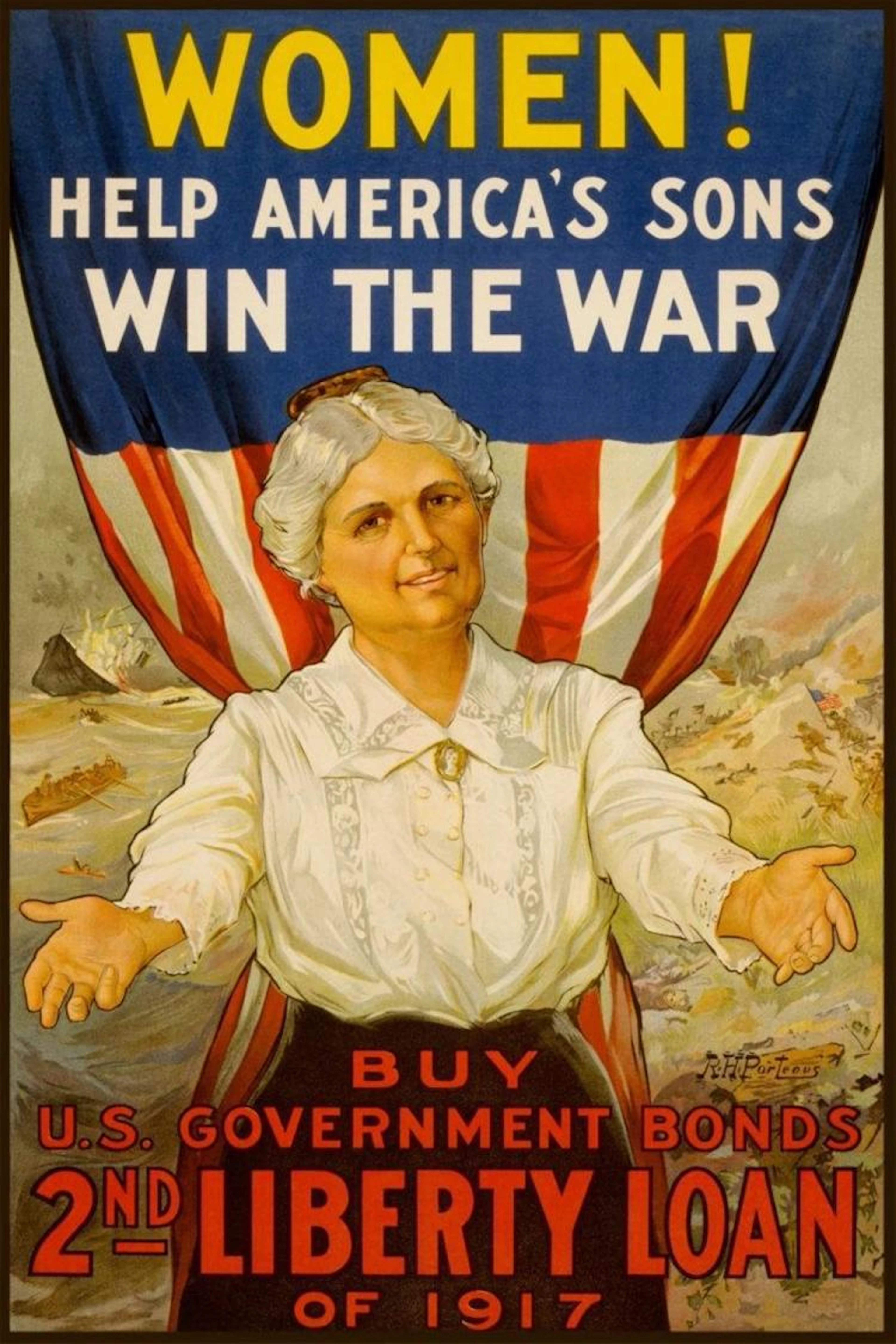 UNKNOWN - WOMEN! HELP AMERICA'S SONS WIN THE WAR
