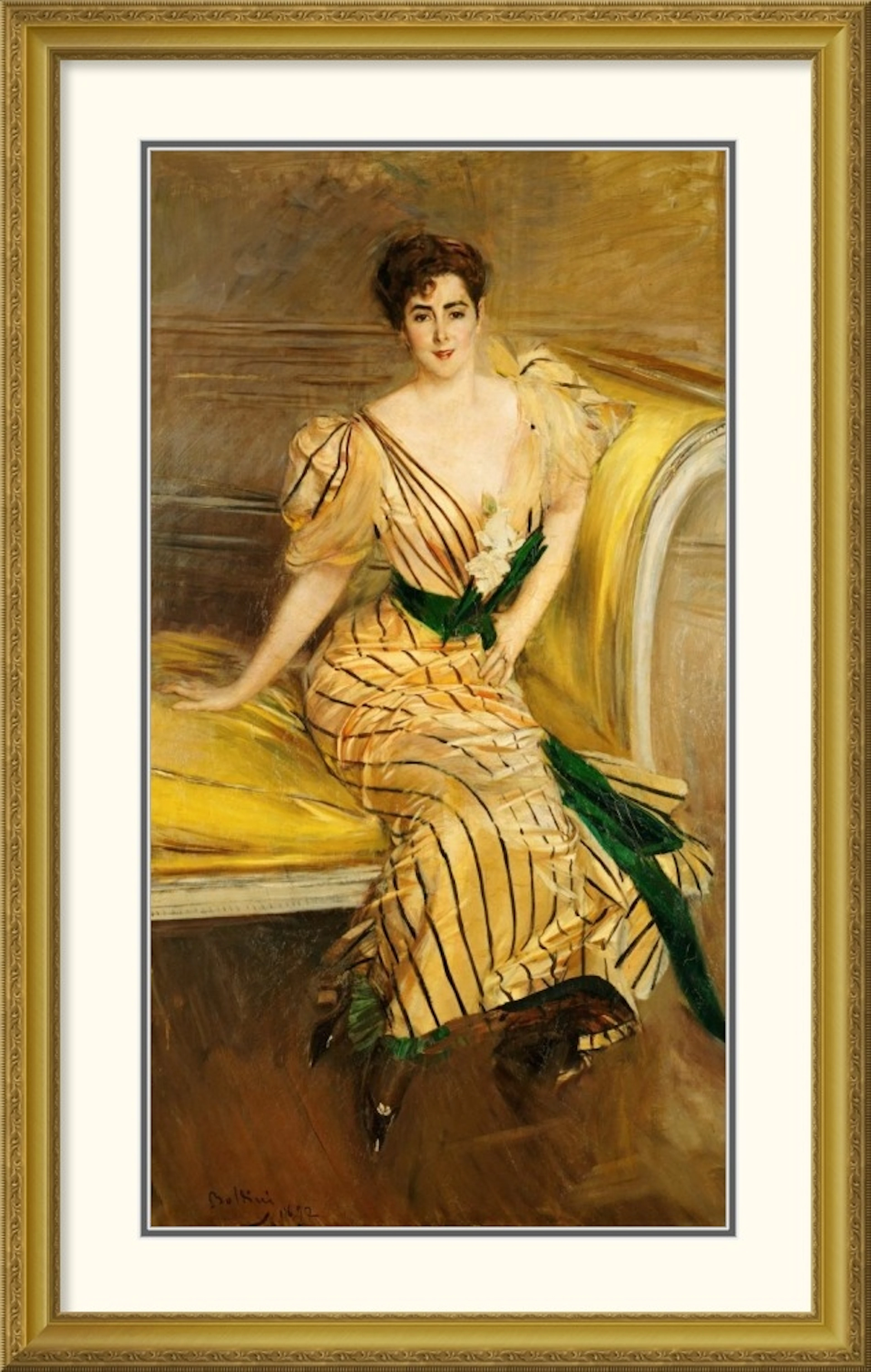 Giovanni Boldini - Portrait of Madame Josephina Alvear De Errazuriz