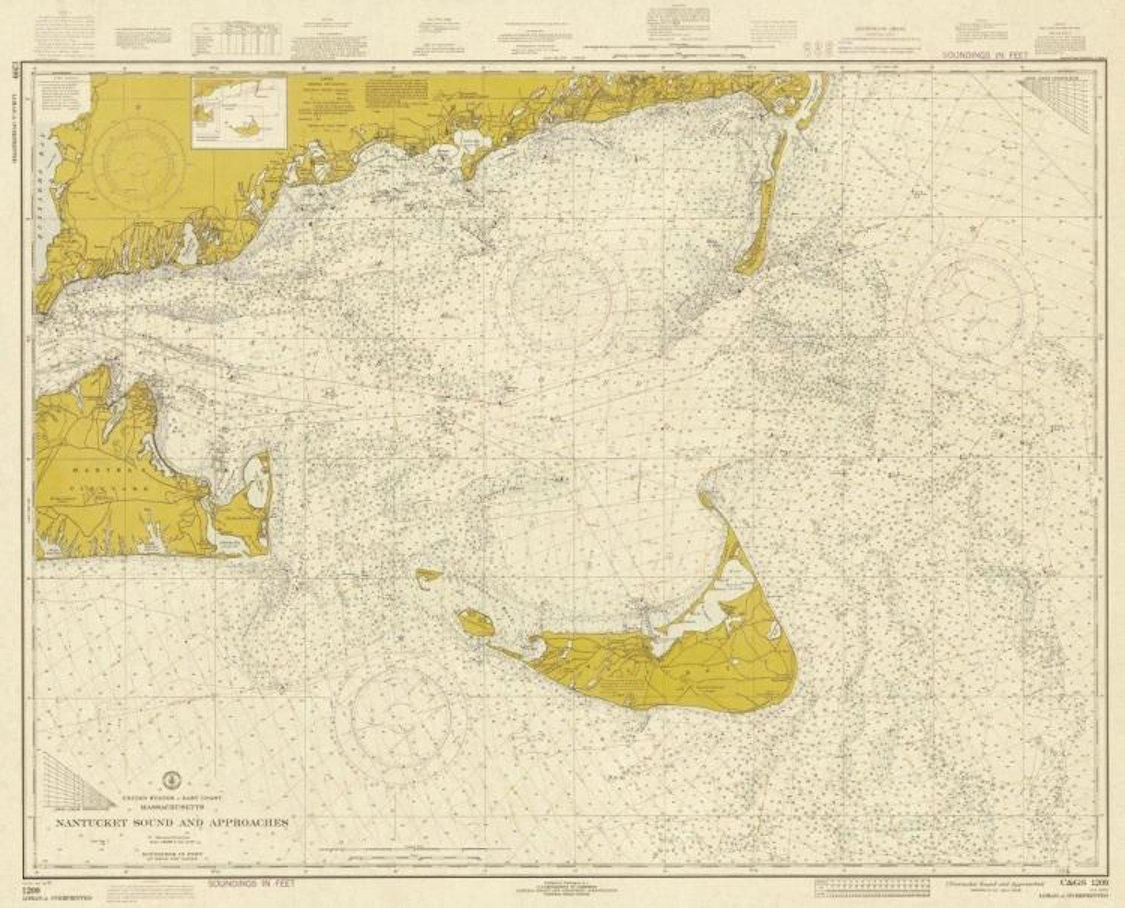 NOAA HISTORICAL MAP AND CHART COLLECTION - NAUTICAL CHART...